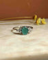 Bague trilogie Émeraude et diamants "Blaire" - Elliade Paris