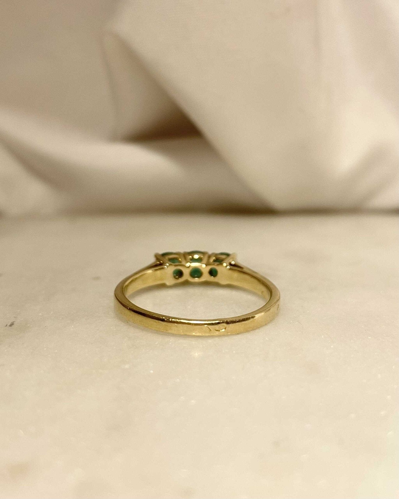 Bague Trilogie Emeraudes 0.60 carat "Odélia" - Elliade Paris