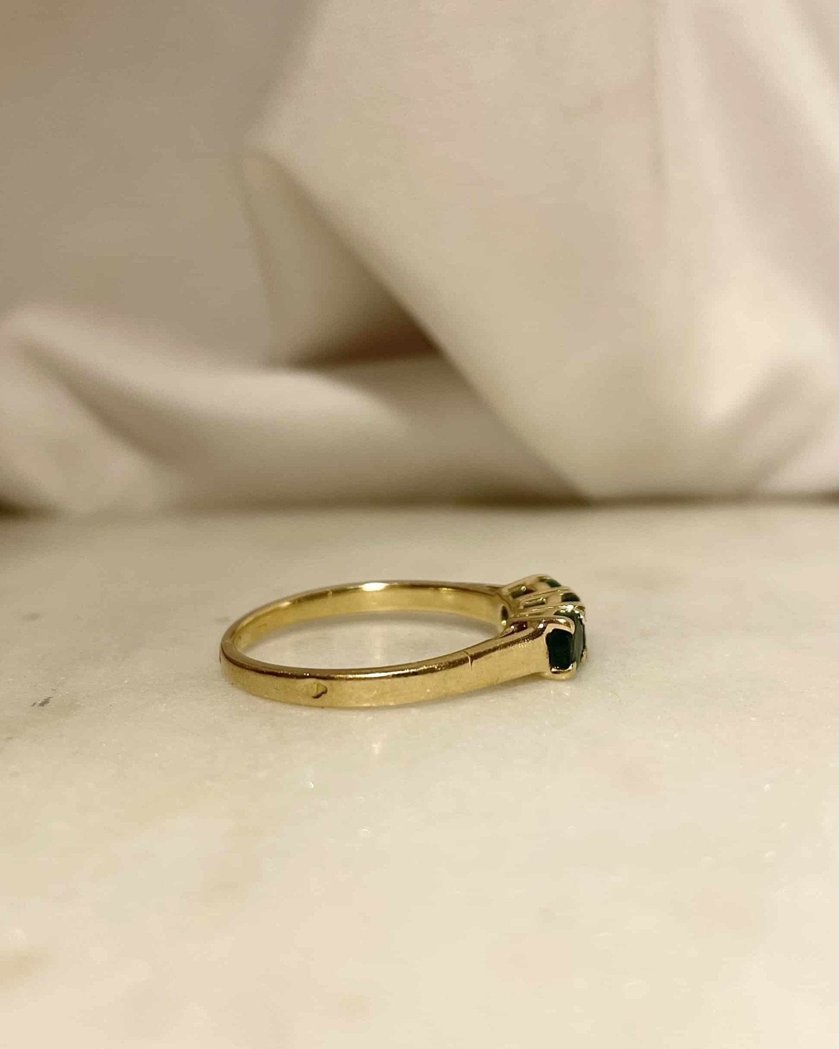 Bague Trilogie Emeraudes 0.60 carat "Odélia" - Elliade Paris