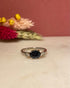 Bague Trilogie Saphir 1.55 carat & Diamants "Danny" - Elliade Paris