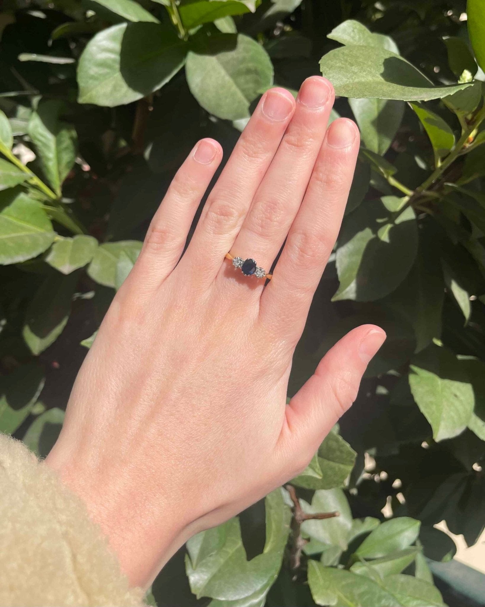 Bague Trilogie Saphir & Diamants "Carla" - Elliade Paris