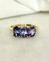 Bague Trilogie Tanzanite 3.23 carats "Lilou" - Elliade Paris