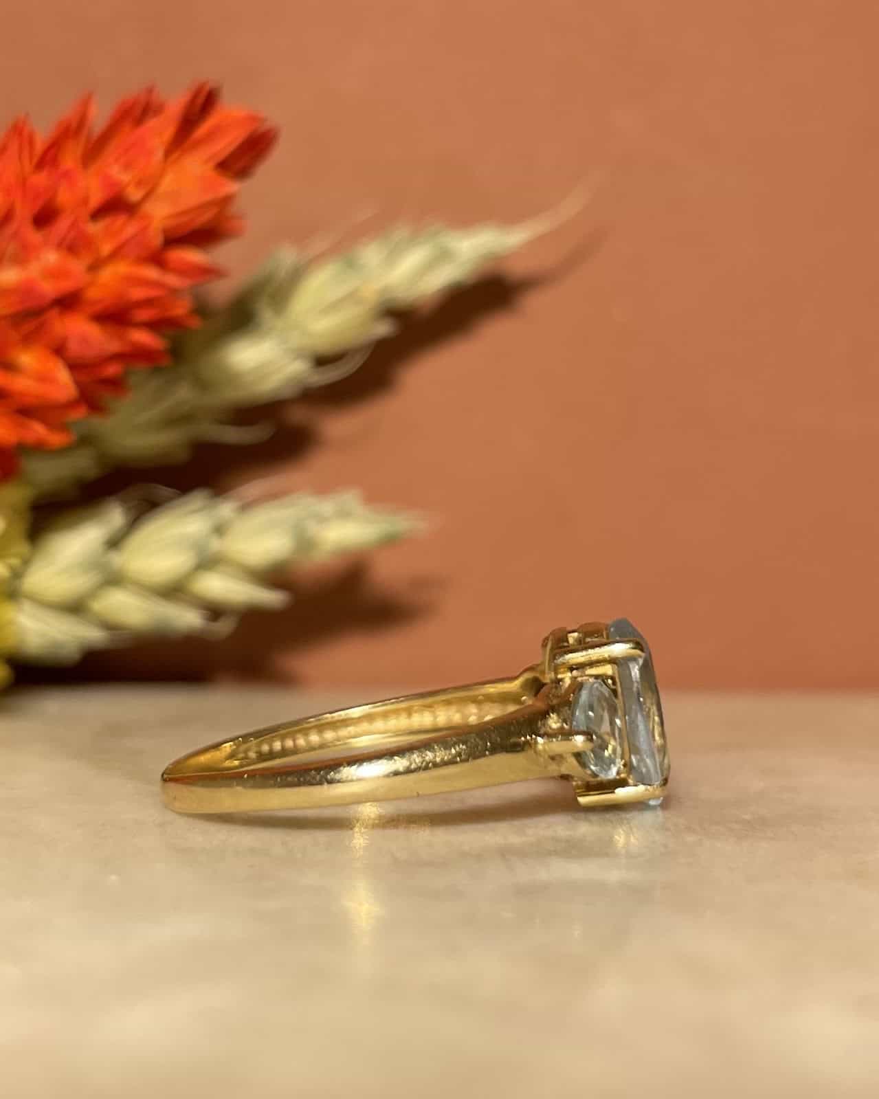 Bague Trilogie Topaze 1.75 carat "Nalani" - Elliade Paris