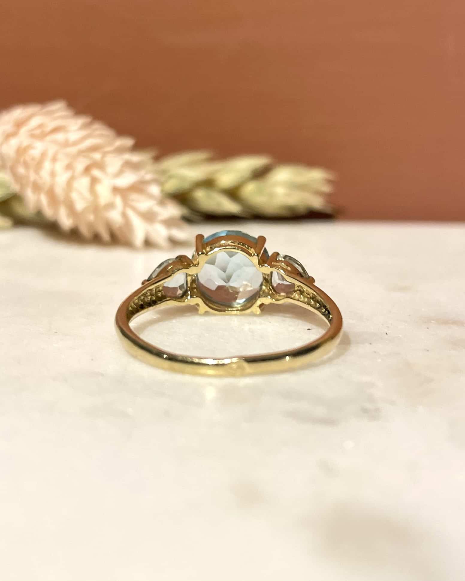 Bague Trilogie Topazes 2.70 carats "Aveline" - Elliade Paris