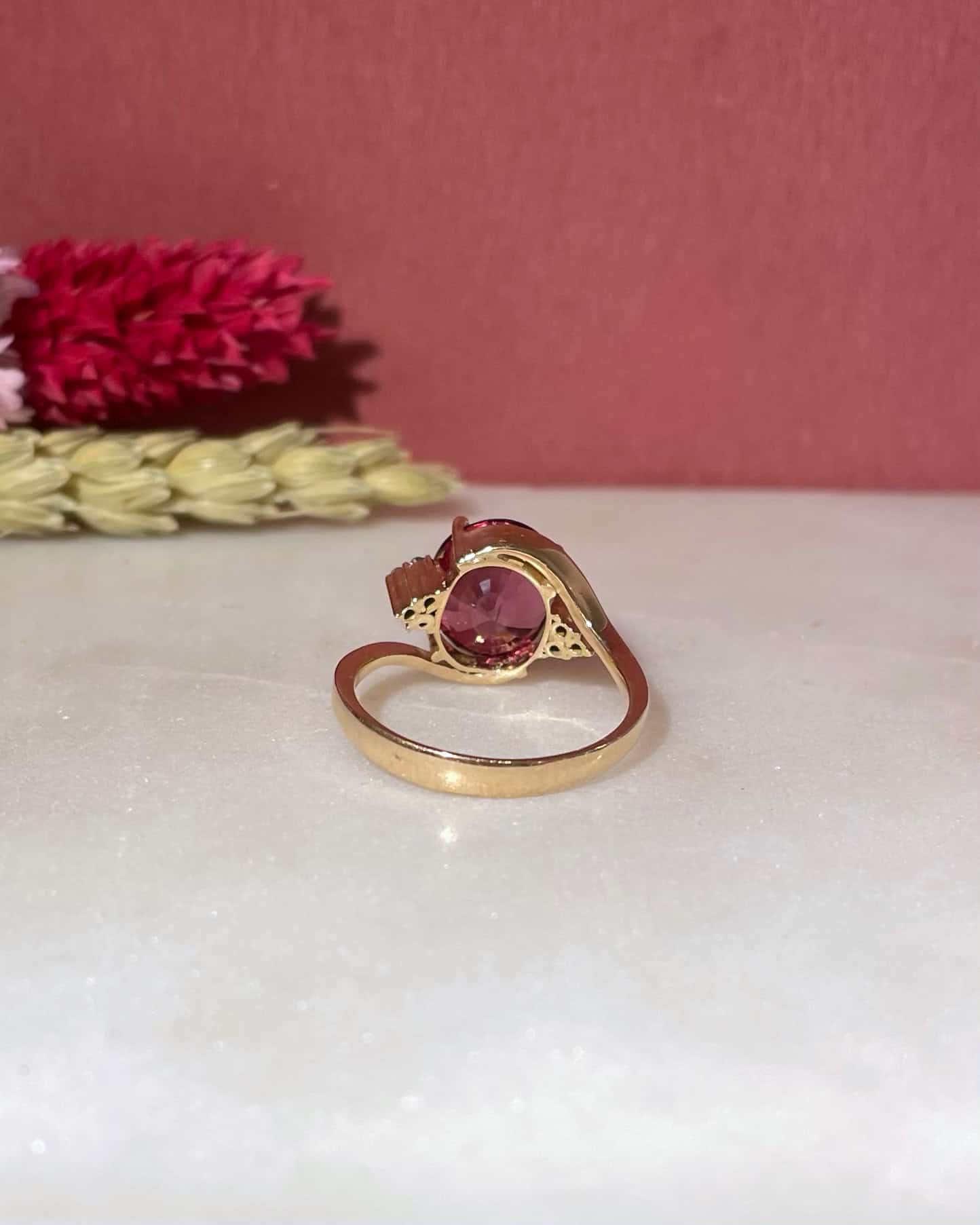 Bague Trilogie Tourmaline 3.10 Carats & Diamants “Lara" - Elliade Paris