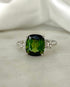 Bague Trilogie Tourmaline 3.80 carats & Diamants "Chiara" - Elliade Paris