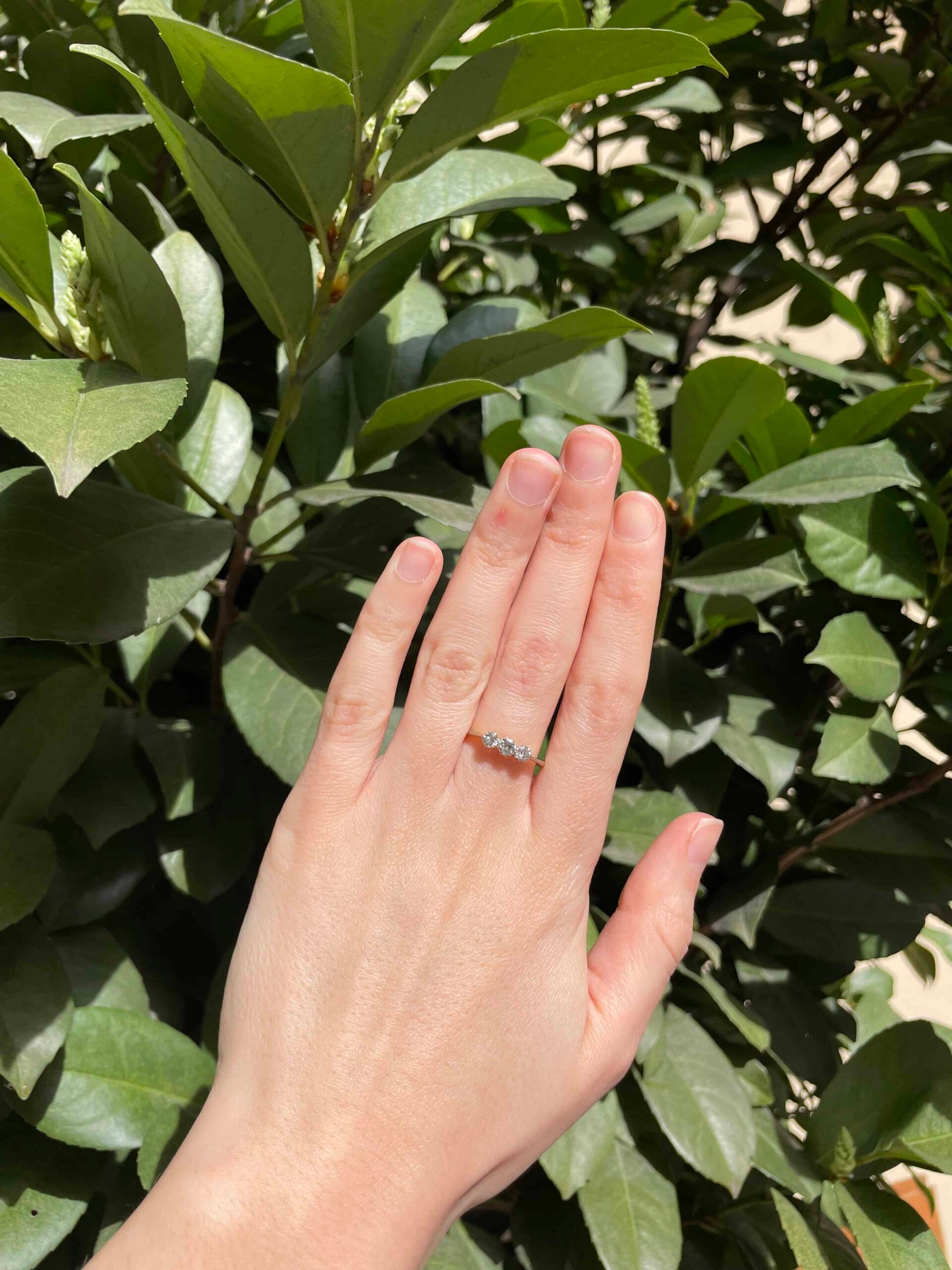 Bague Trilogie Diamants 0.55 carat "Theresa"
