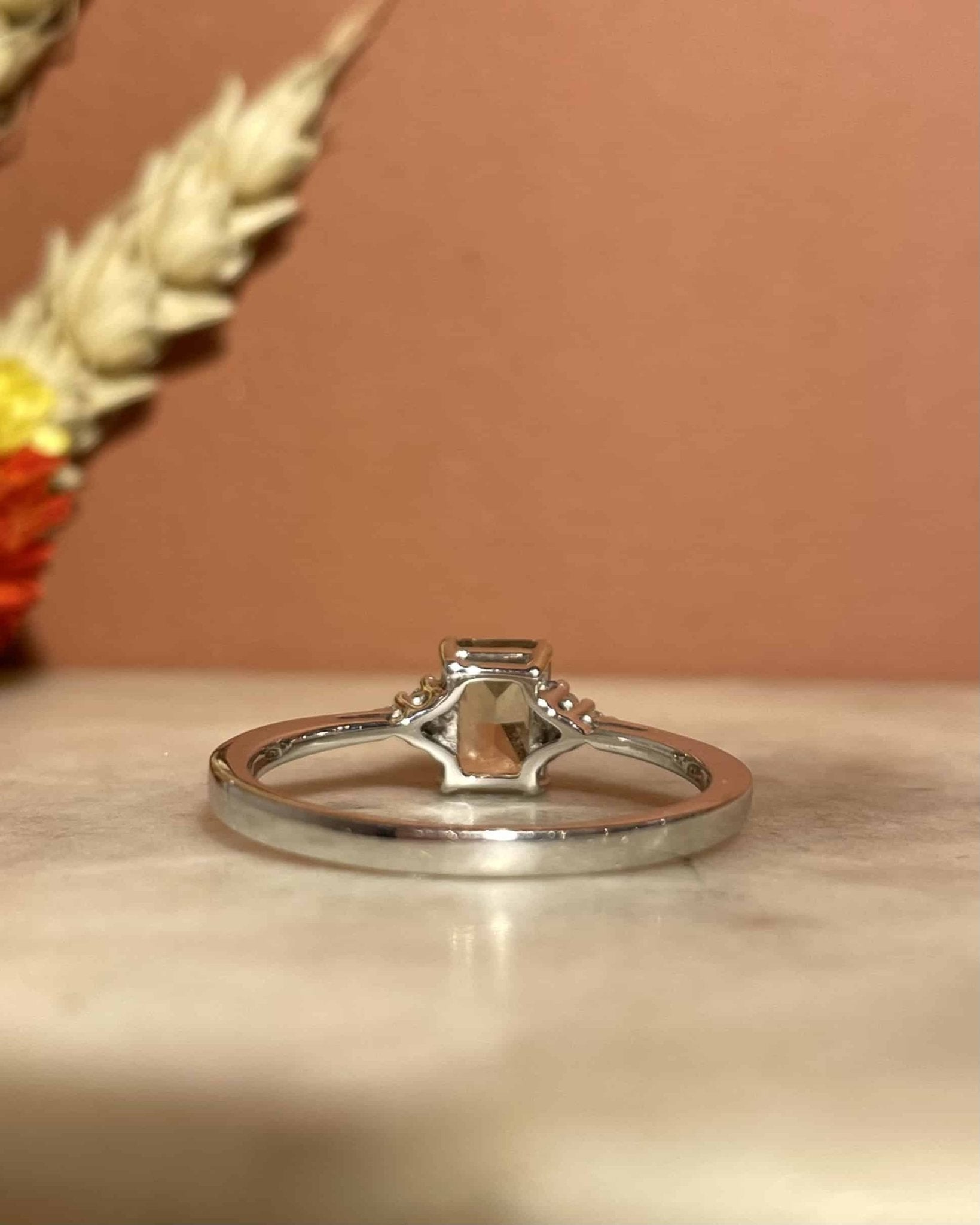 Bague Trilogie Turkizite 1 Carat & 6 Diamants "Bambi" - Elliade Paris
