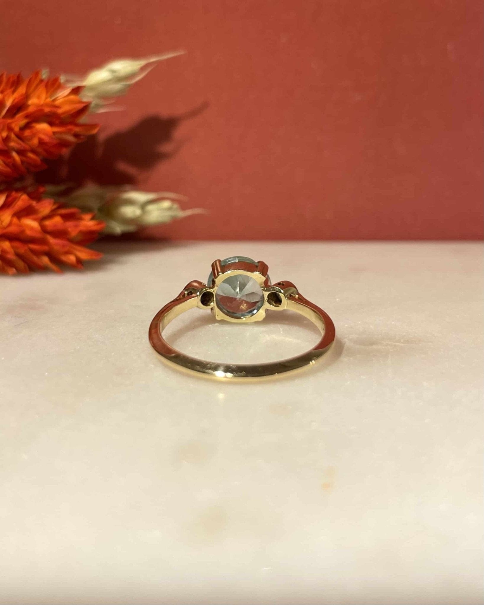 Bague Trilogie Zircon 2.75 Carats & Diamants "Islaya" - Elliade Paris