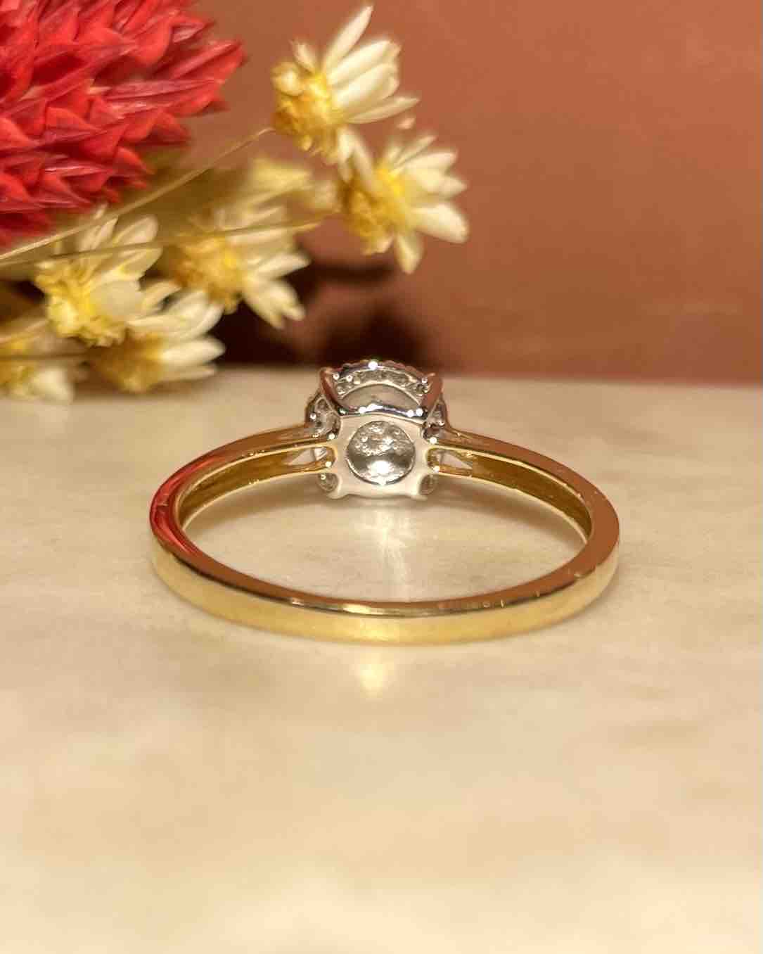 Bague vintage 24 diamants "Rayle" - Elliade Paris