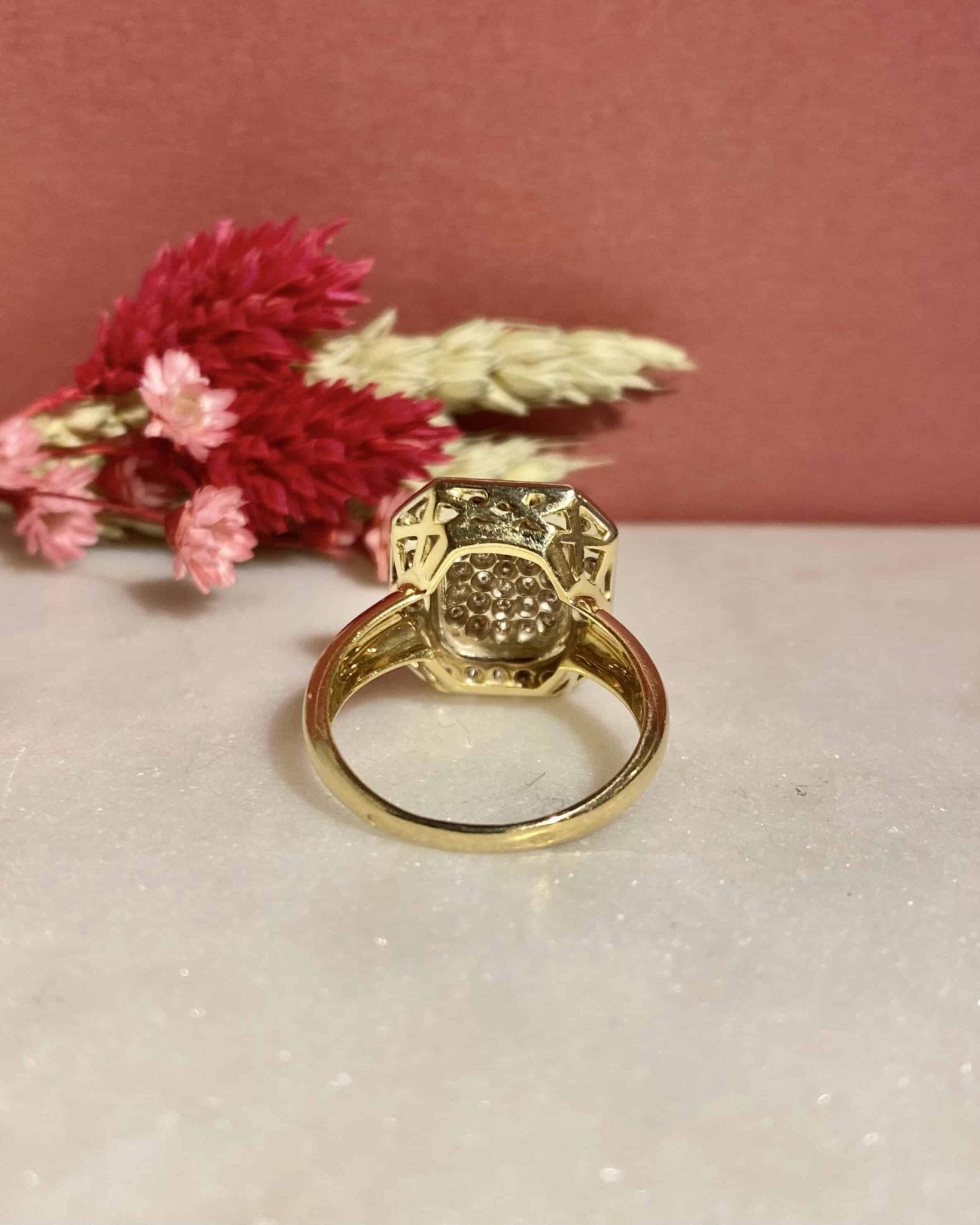Bague Vintage 55 Diamants 0.55 carat "Elizabeth" - Elliade Paris