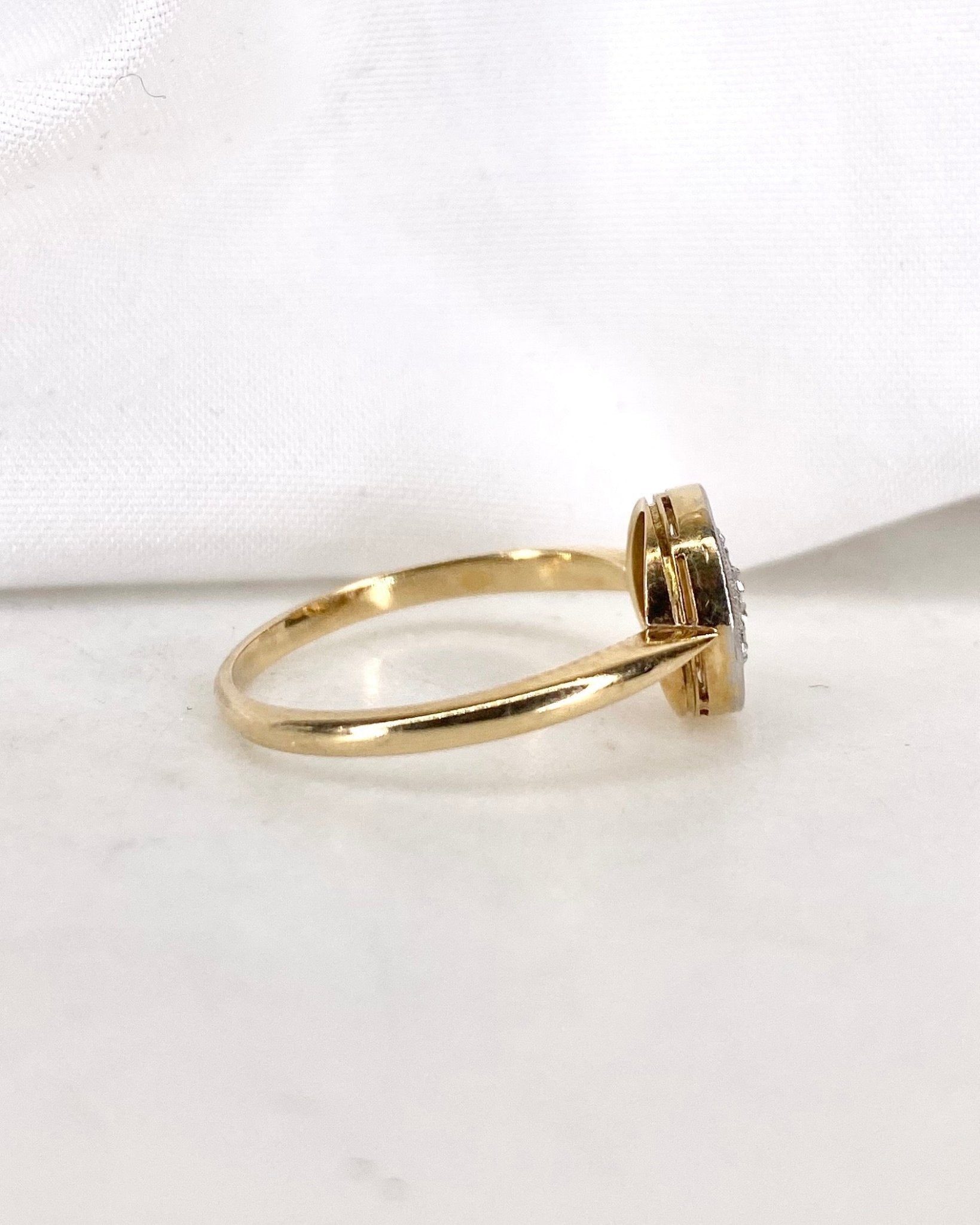 Bague Vintage 8 Diamants "Lianne" - Elliade Paris