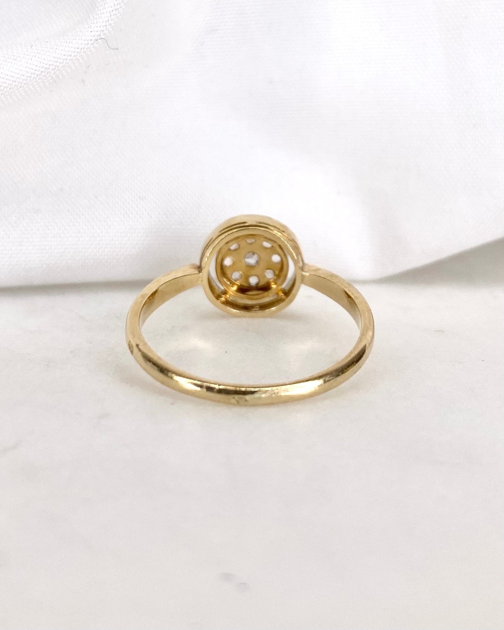 Bague Vintage 8 Diamants "Lianne" - Elliade Paris
