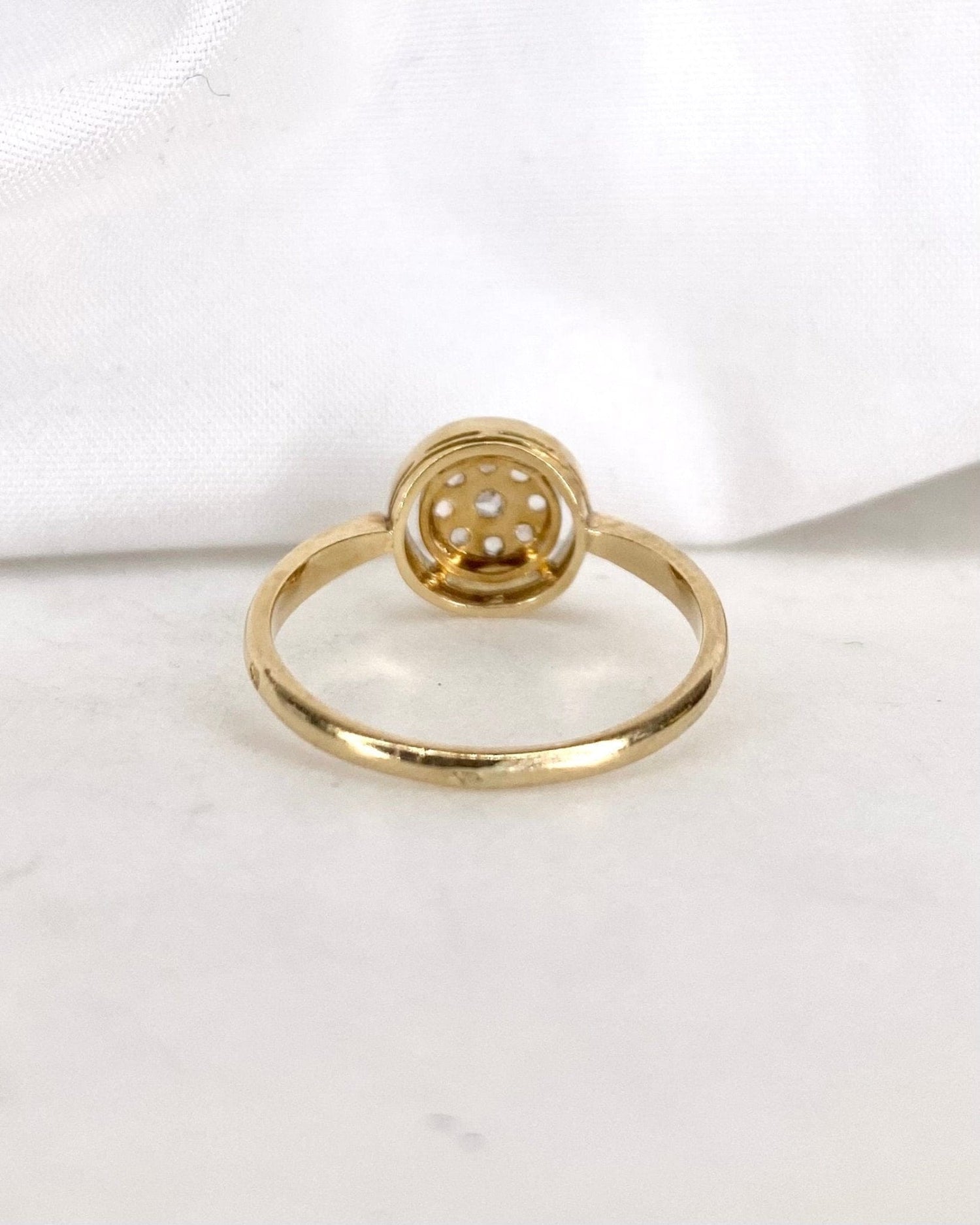 Bague Vintage 8 Diamants "Lianne" - Elliade Paris