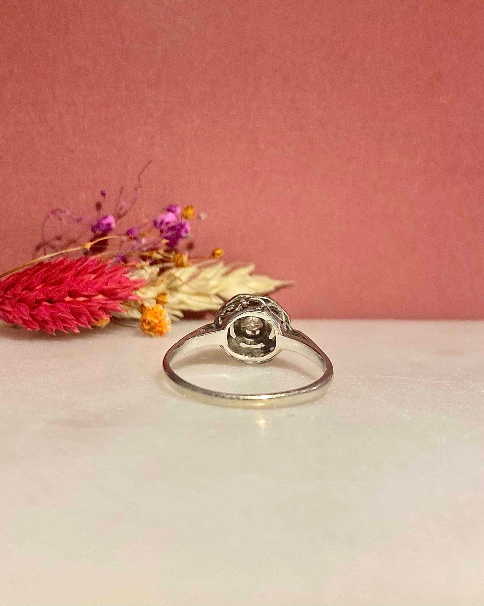 Bague Vintage Art - Déco 15 Diamants "Brianna" - Elliade Paris
