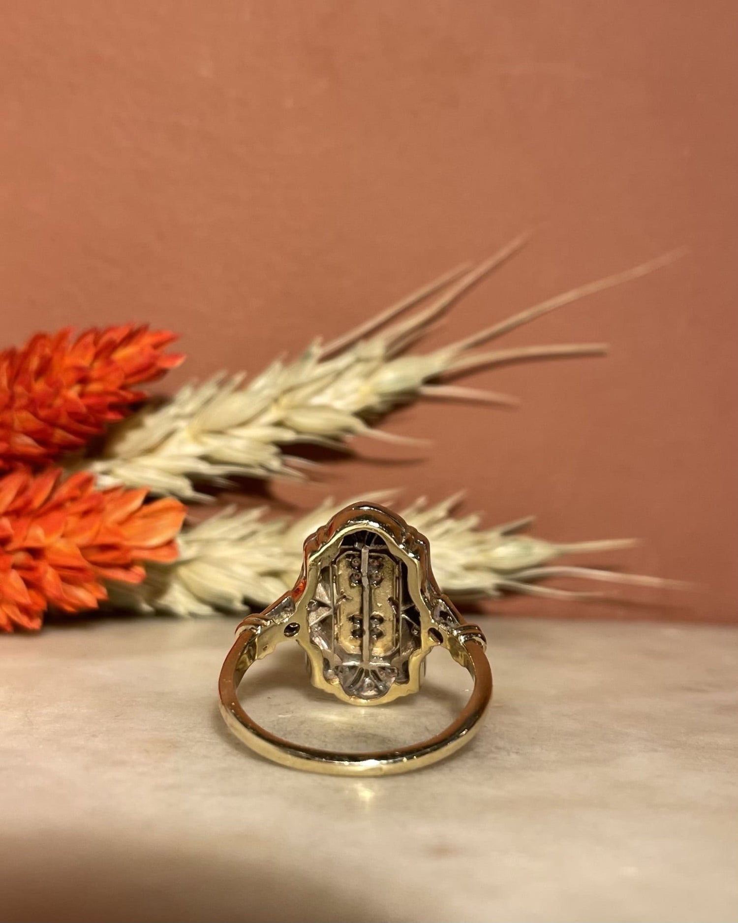Bague Vintage Art - Déco 22 Diamants "Stella" - Elliade Paris