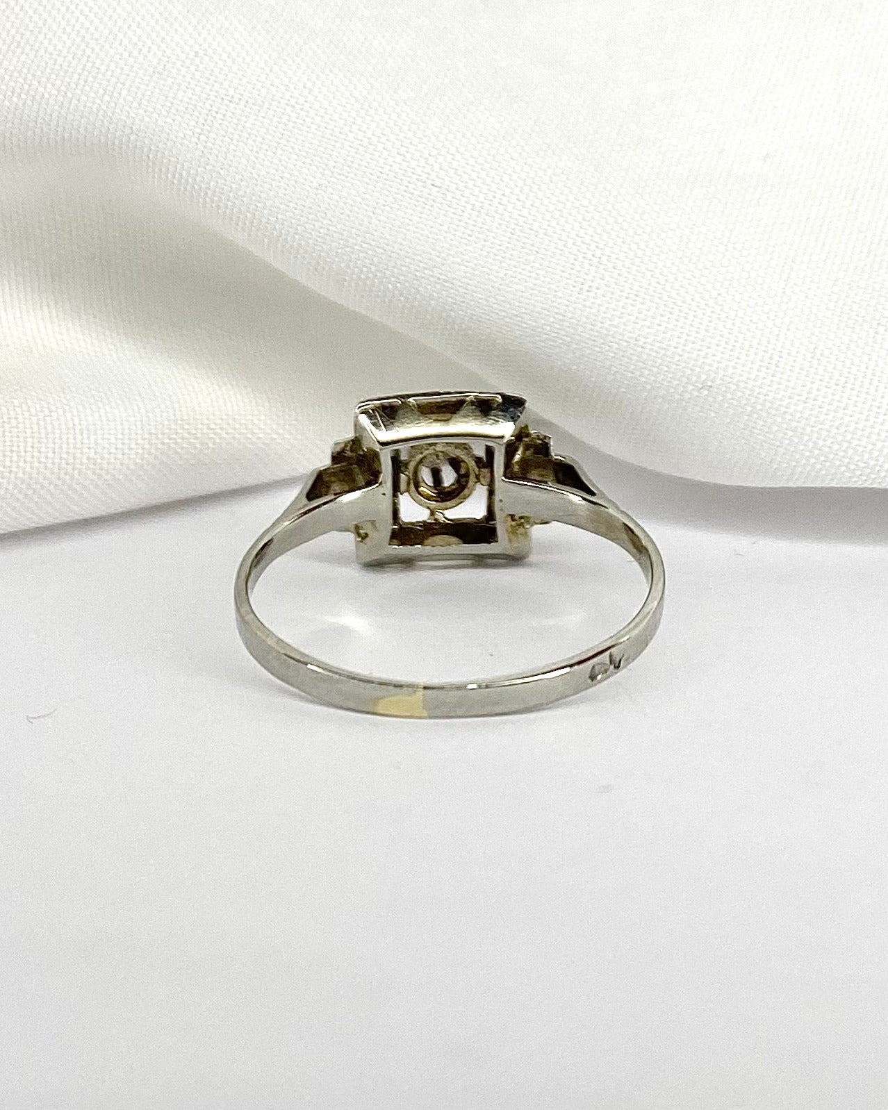 Bague Vintage Art - Déco Diamant "Emeline" - Elliade Paris