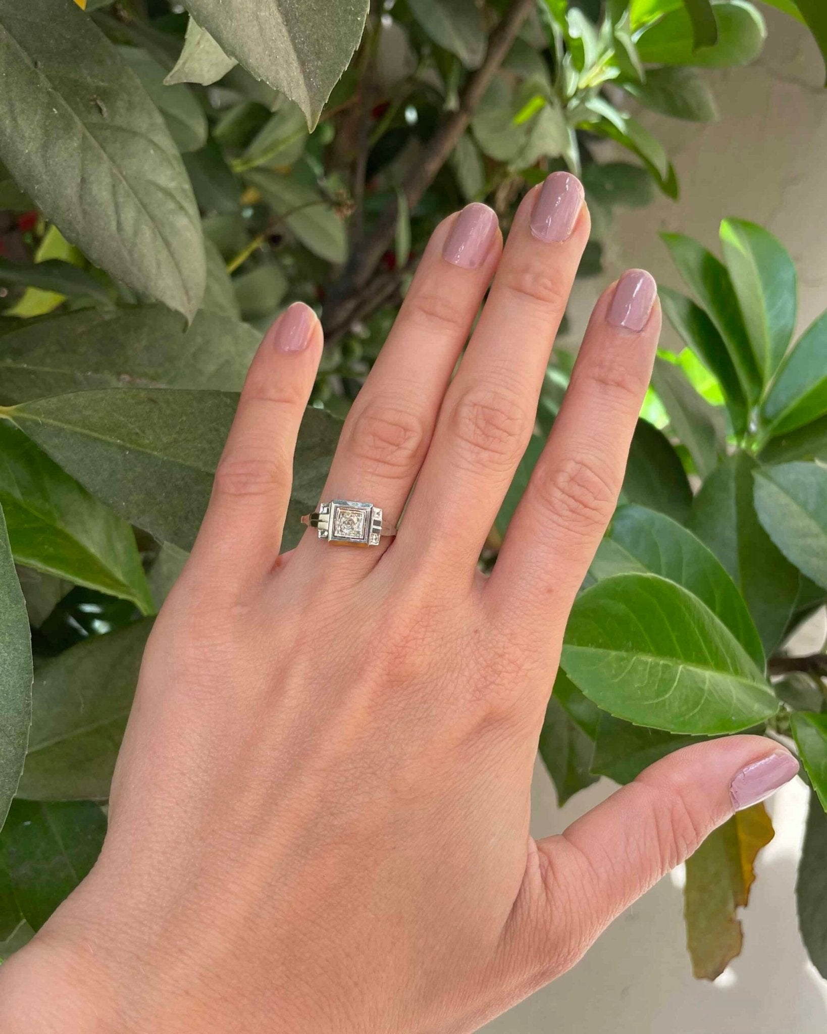 Bague Vintage Art Déco Diamant "Méolia" - Elliade Paris