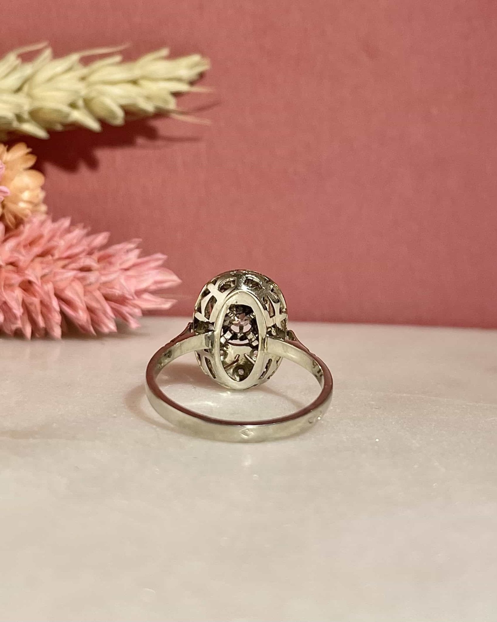 Bague Vintage Art - Déco Diamants "Ally" - Elliade Paris