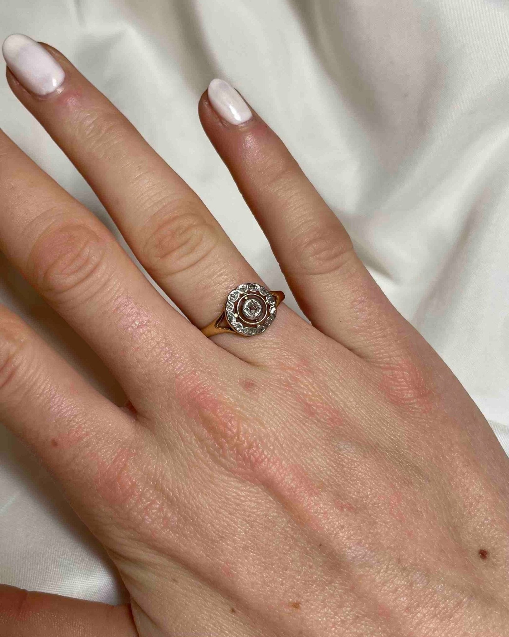 Bague Vintage Art - Déco Diamants "Holia" - Elliade Paris