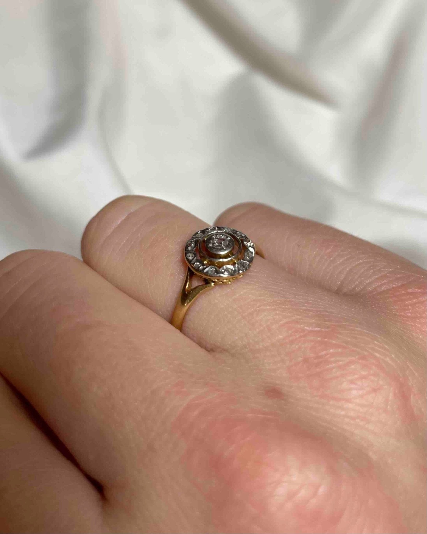 Bague Vintage Art - Déco Diamants "Holia" - Elliade Paris