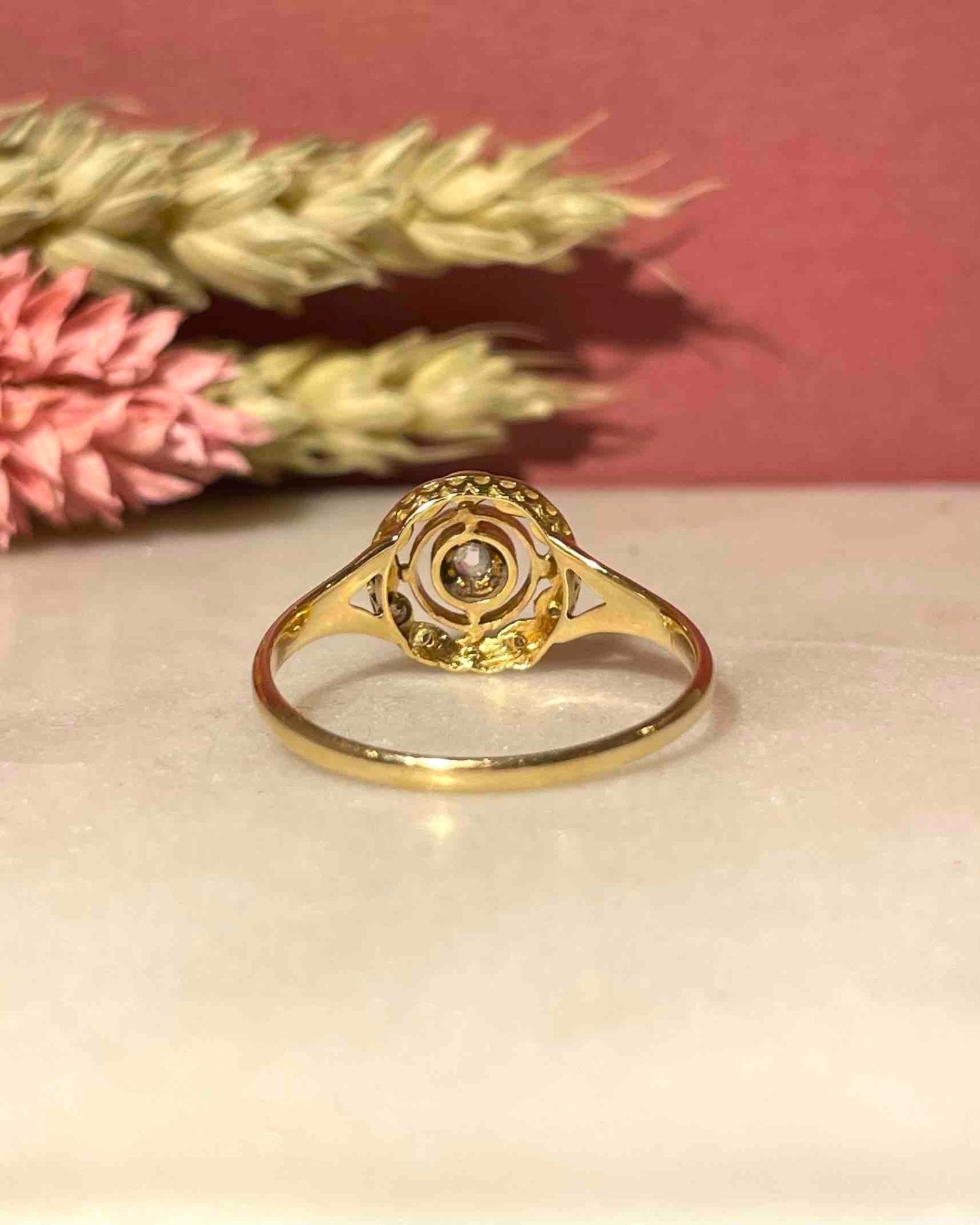 Bague Vintage Art - Déco Diamants "Holia" - Elliade Paris