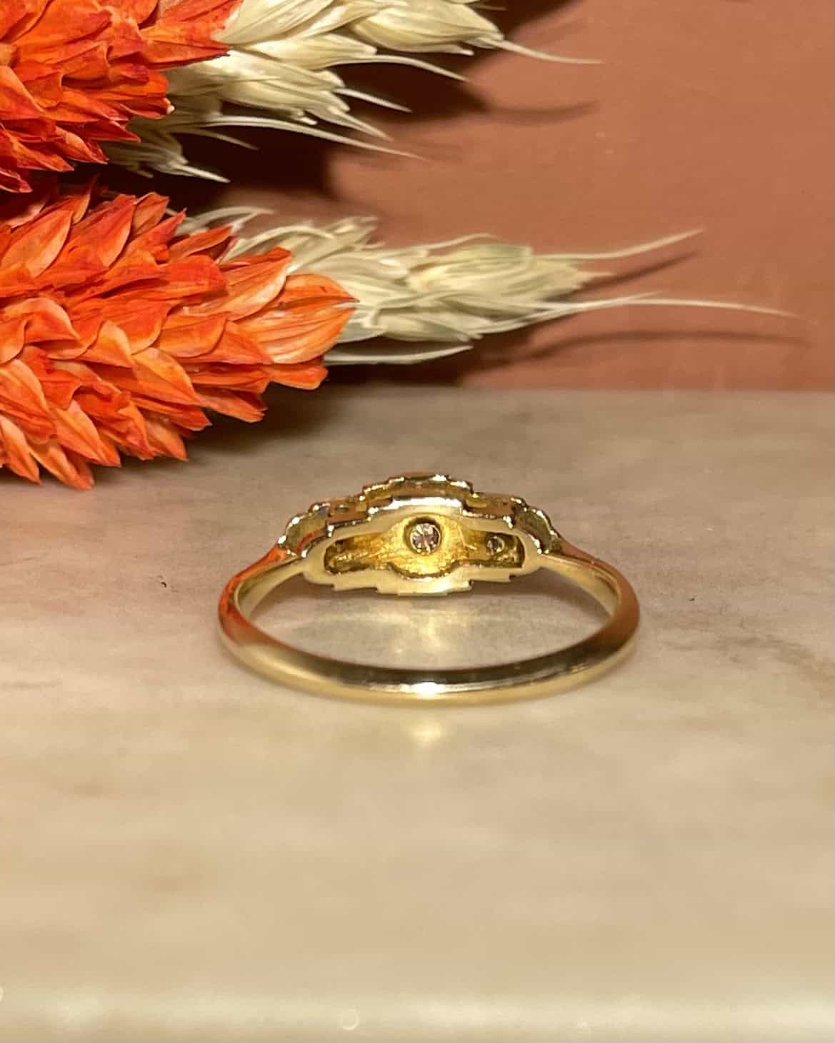 Bague vintage Art Déco Diamants "Josepha" - Elliade Paris