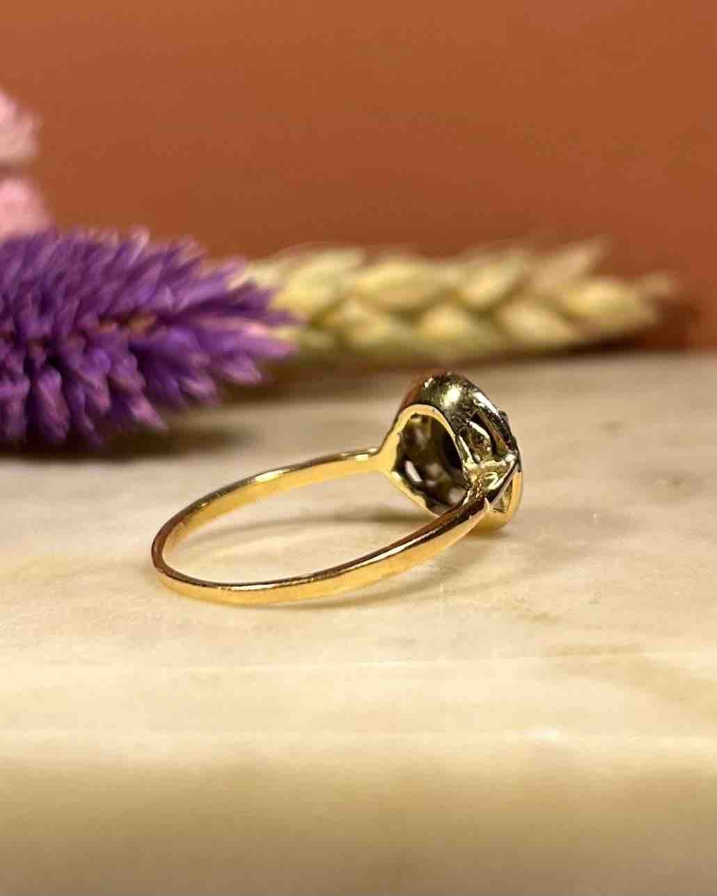 Bague Vintage Art - Déco Diamants "Mélodie" - Elliade Paris