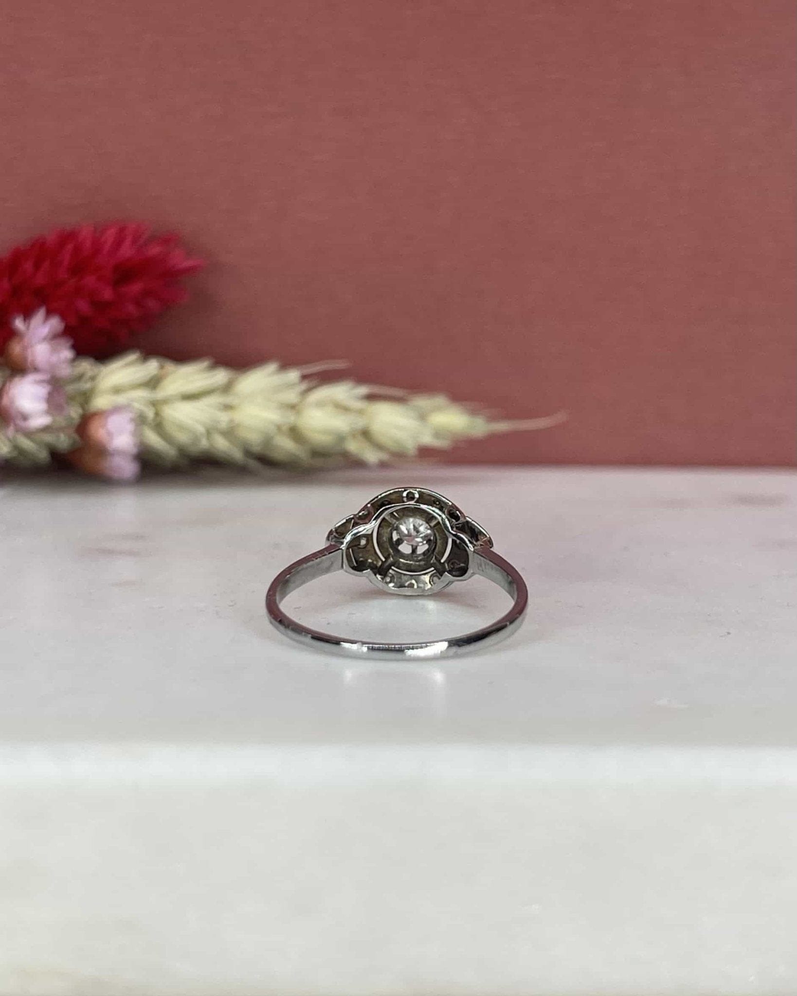 Bague Vintage Art - Déco Diamants "Sadie" - Elliade Paris