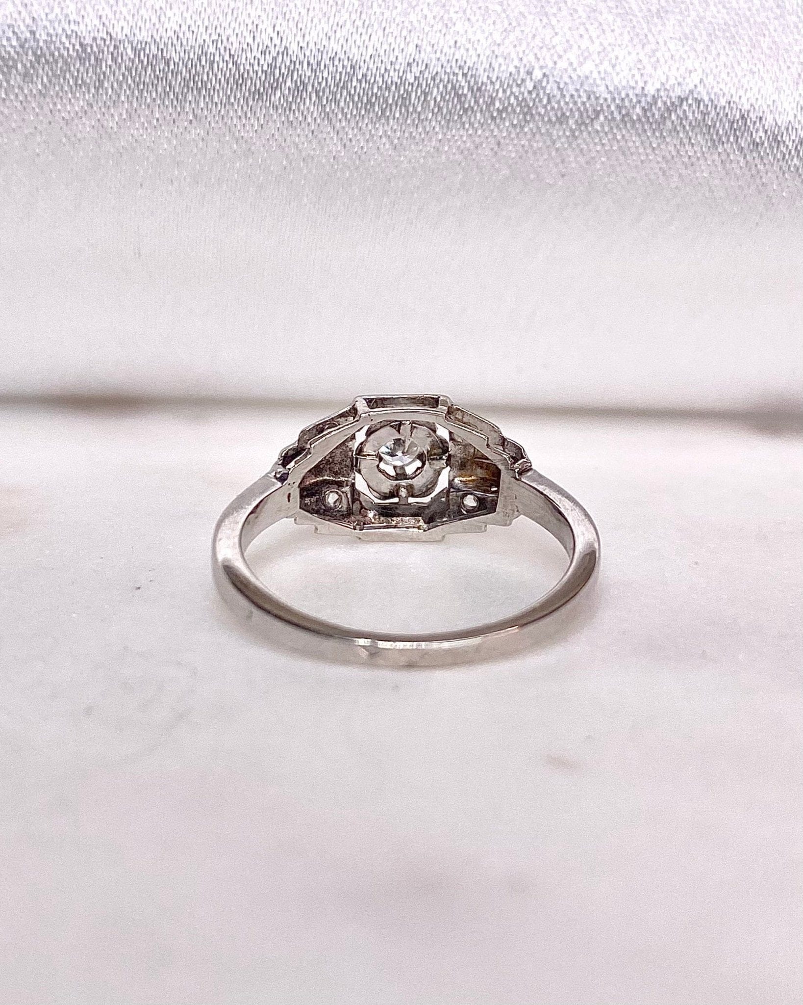 Bague Vintage Art - Déco Diamants "Sanaé" - Elliade Paris