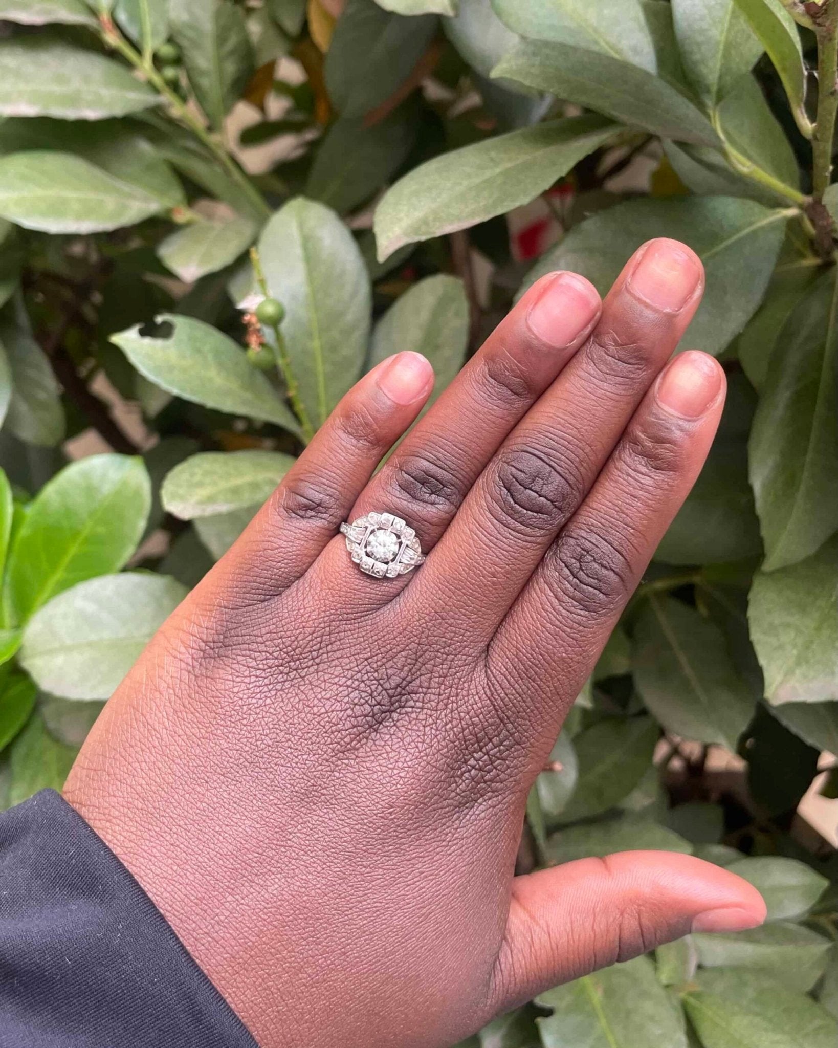 Bague Vintage Art - Déco Diamants "Yahari" - Elliade Paris