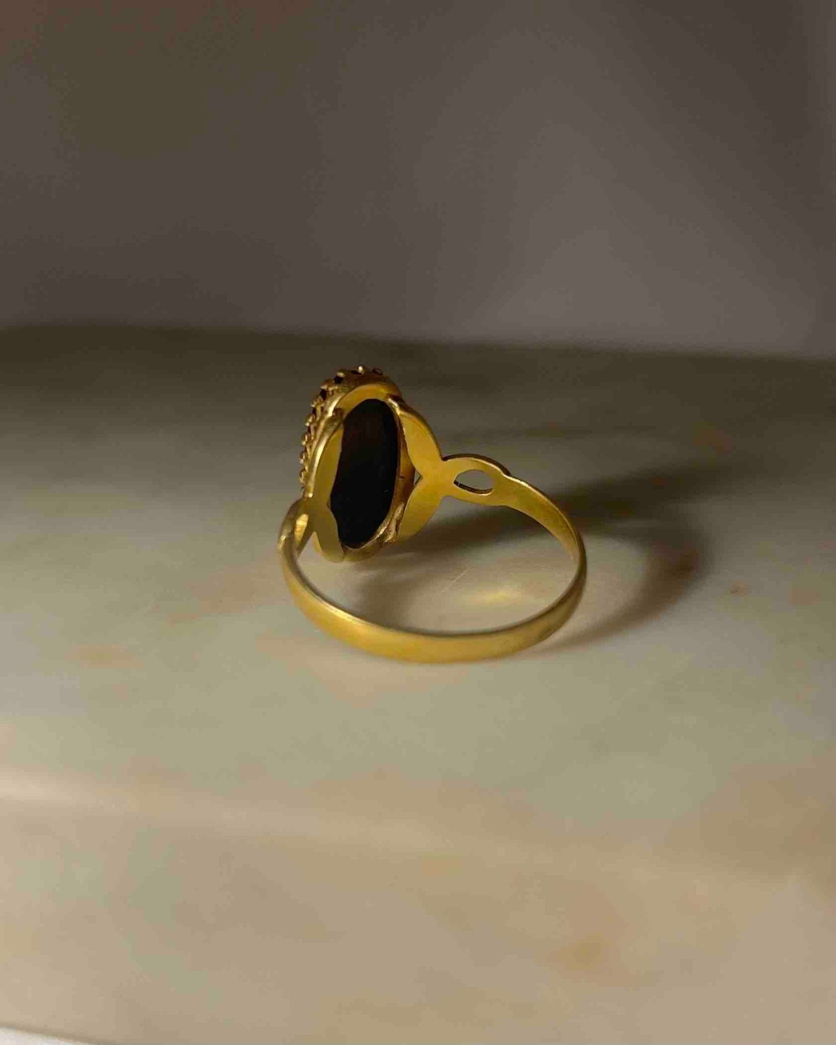 Bague vintage Camée Agate "Aphrodite" - Elliade Paris