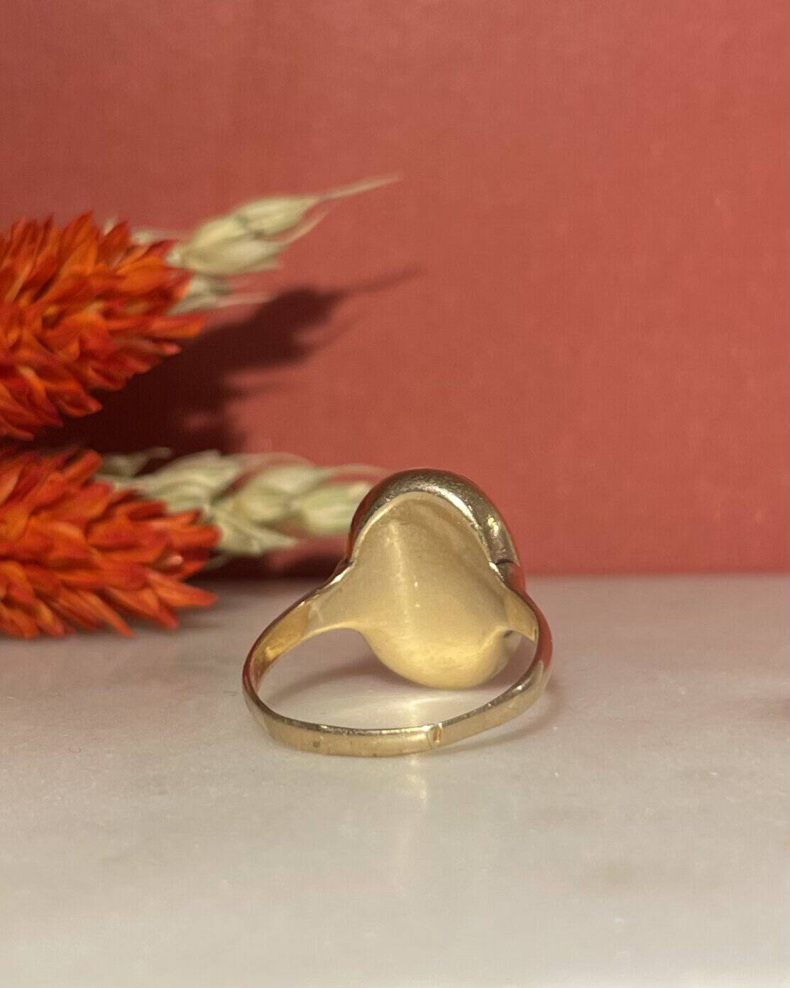 Bague vintage Camée Agate "Thora" - Elliade Paris