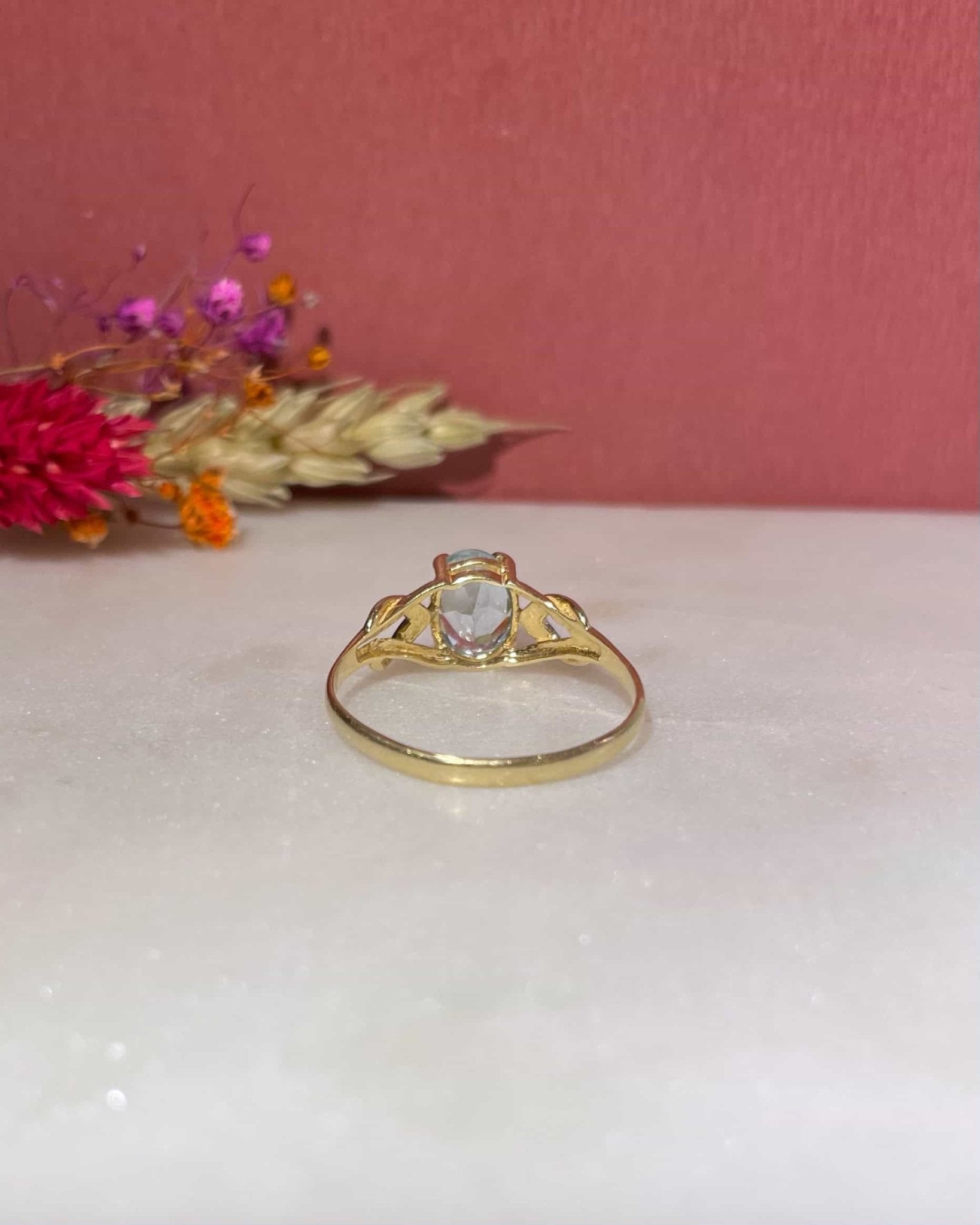 Bague Vintage Cocktail Topaze 1.50 carat "Alani" - Elliade Paris