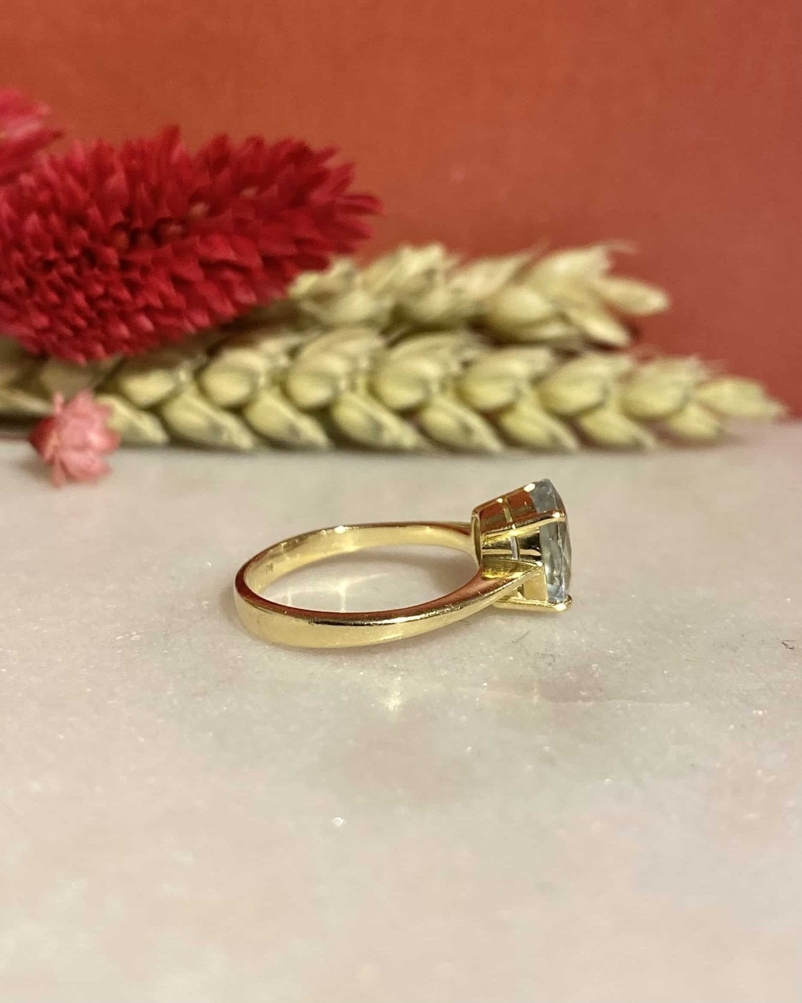 Bague Vintage Cocktail Topaze 1.70 carat "Maria" - Elliade Paris