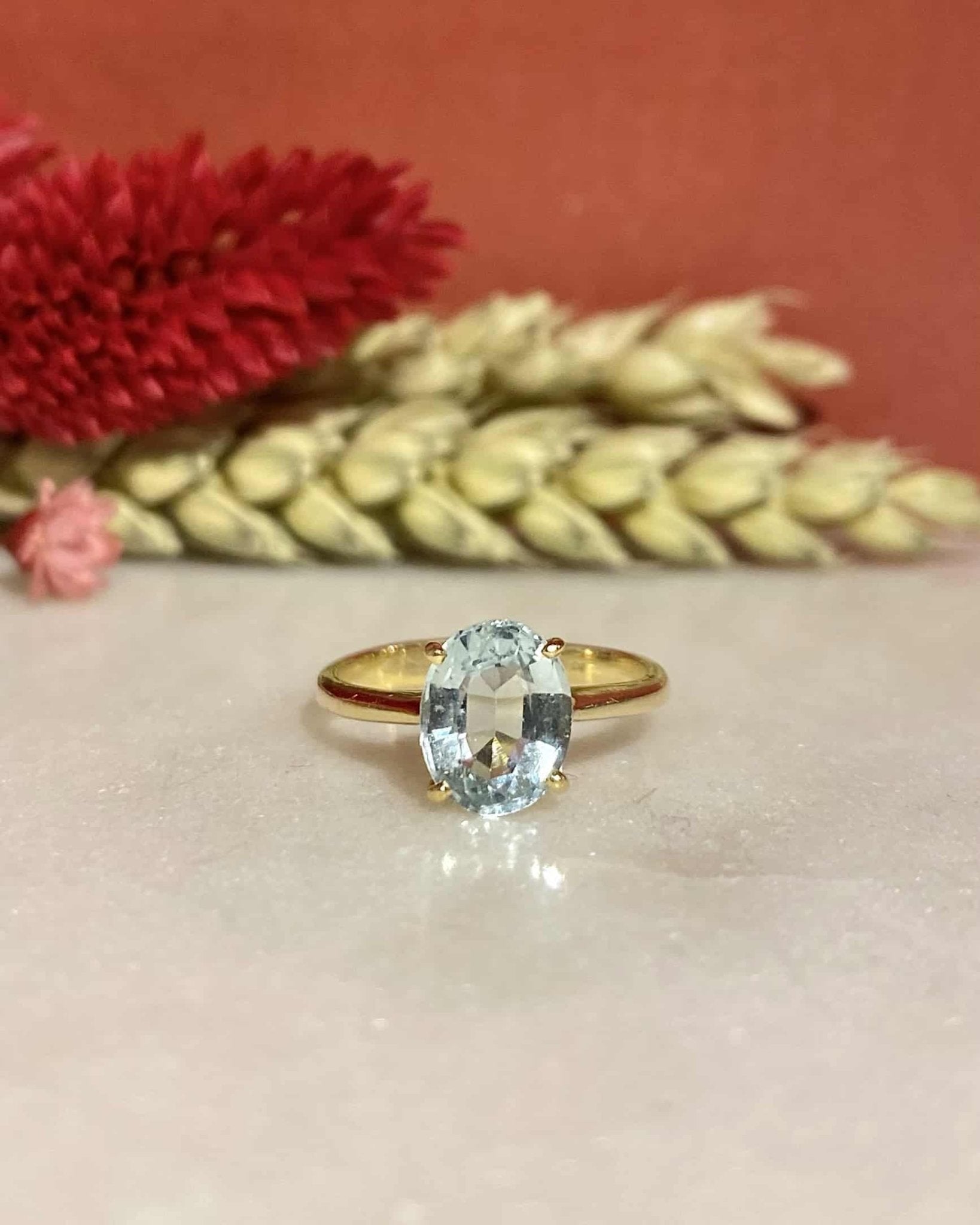 Bague Vintage Cocktail Topaze 1.70 carat "Maria" - Elliade Paris