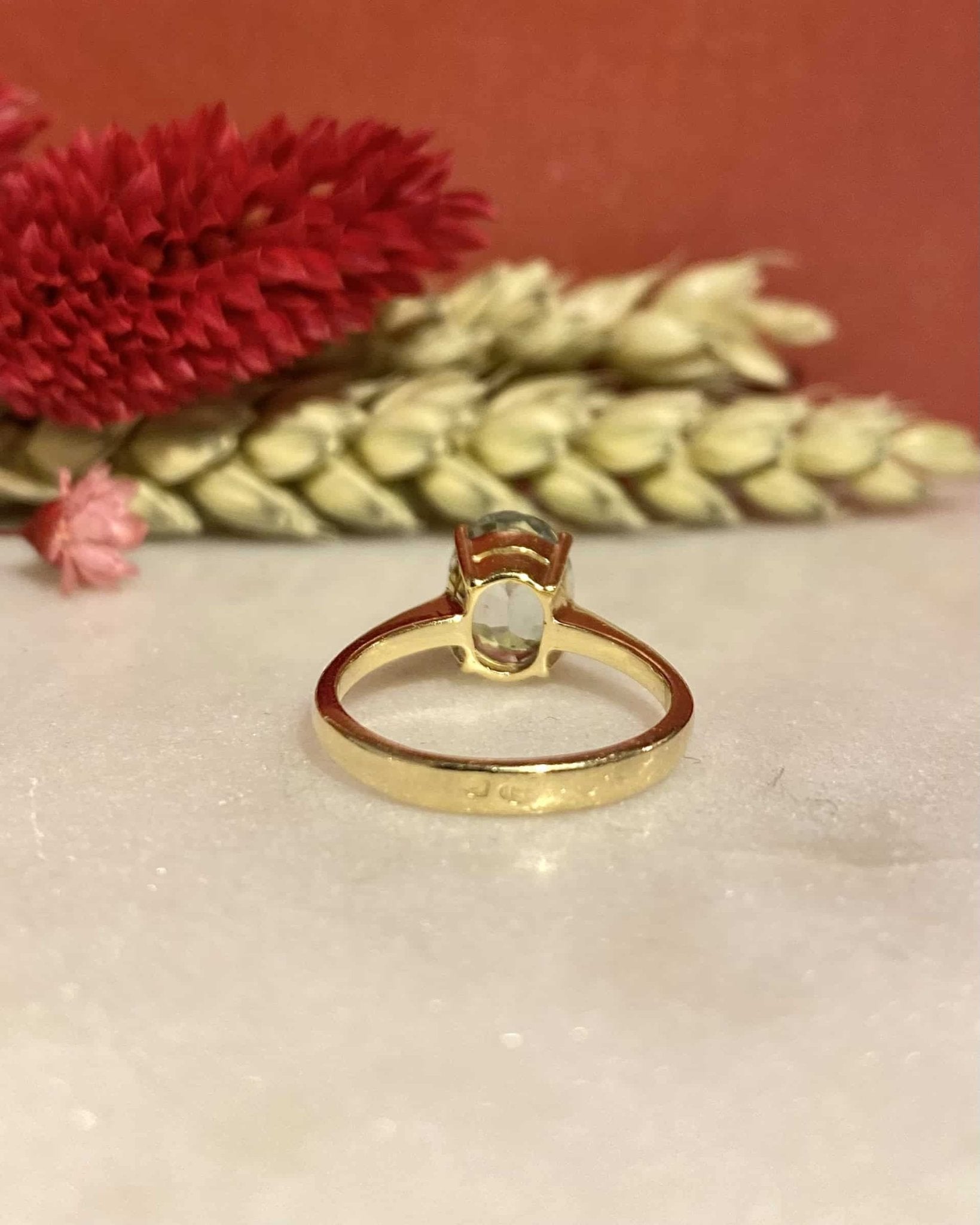 Bague Vintage Cocktail Topaze 1.70 carat "Maria" - Elliade Paris