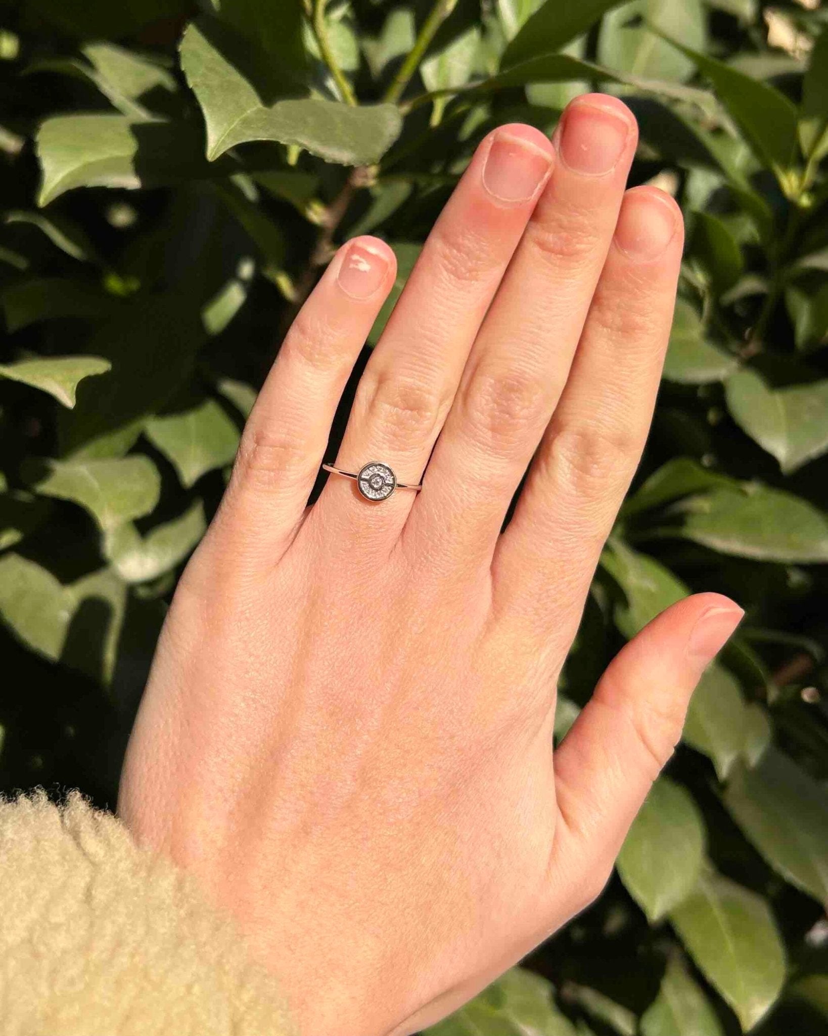 Bague Vintage Diamants 0.12 carat "Darley" - Elliade Paris