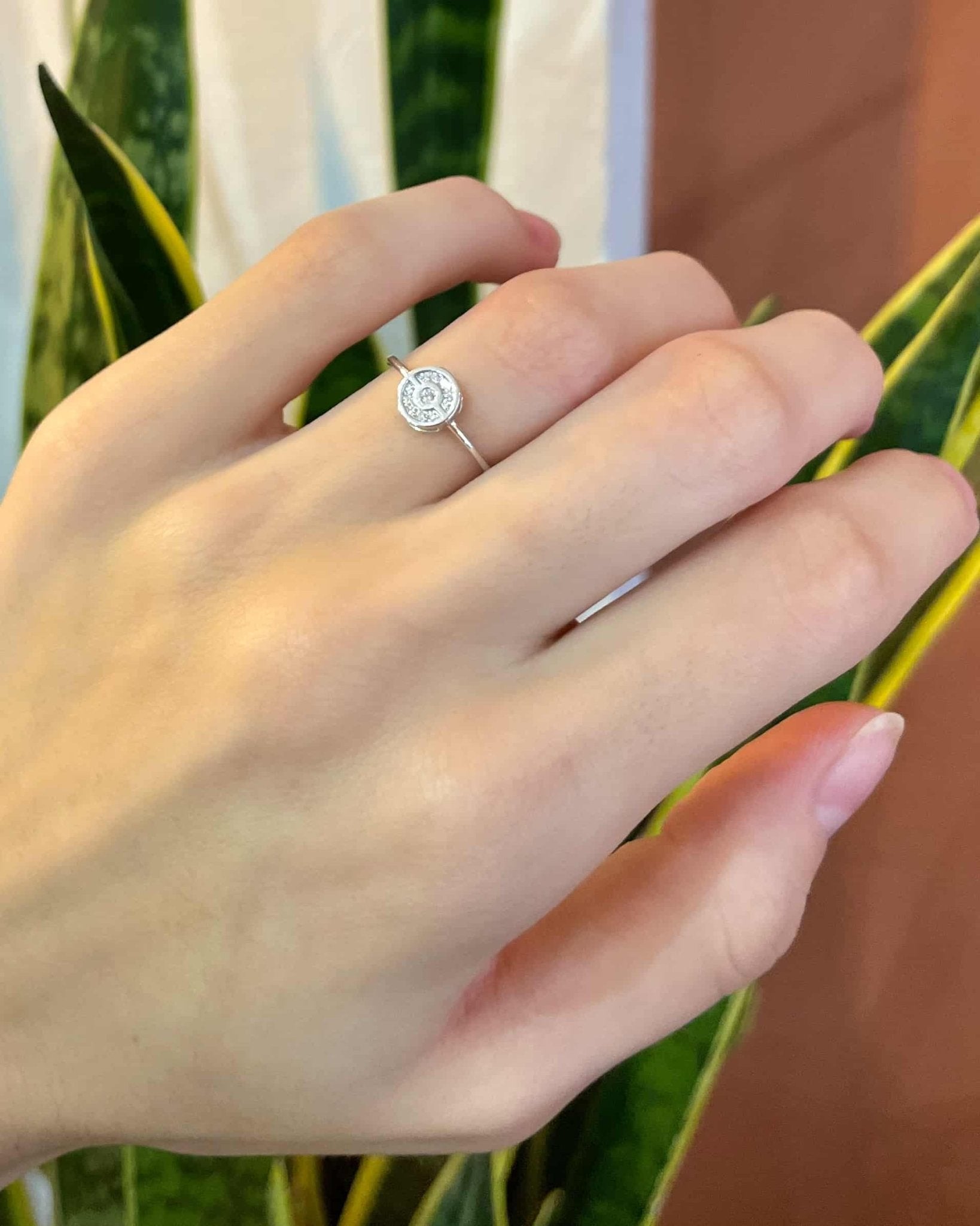 Bague Vintage Diamants 0.12 carat "Darley" - Elliade Paris