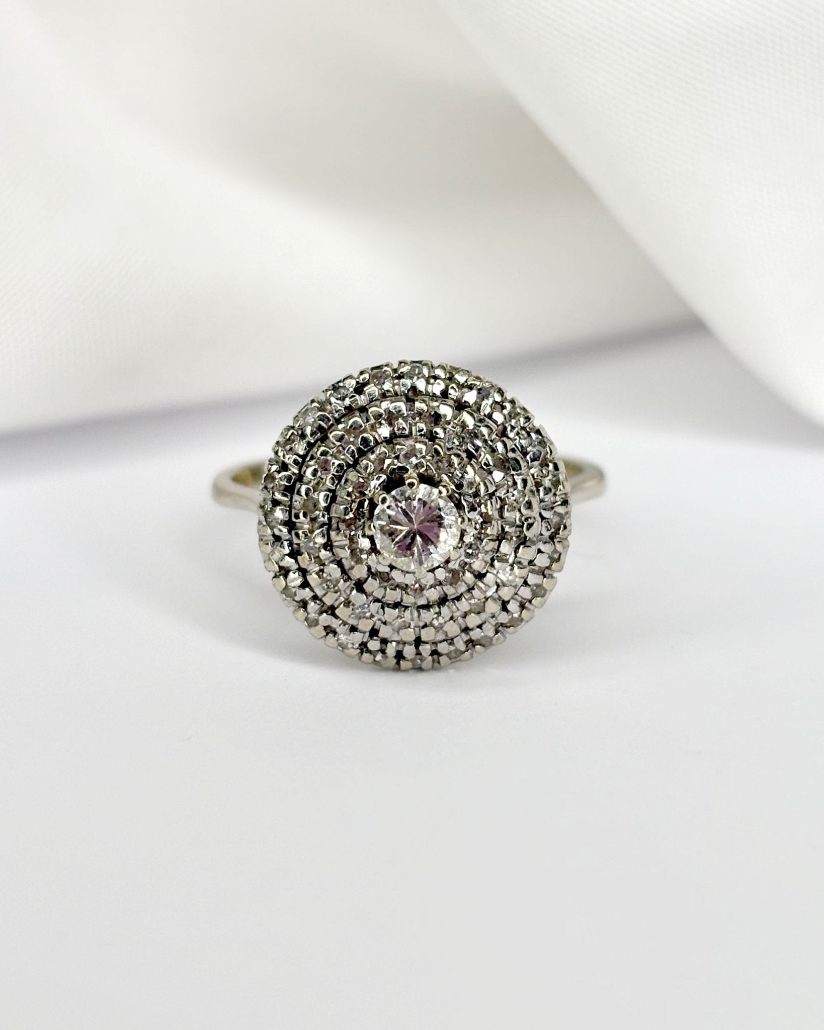 Bague Vintage Diamants 0.62 carat "Capucine" - Elliade Paris