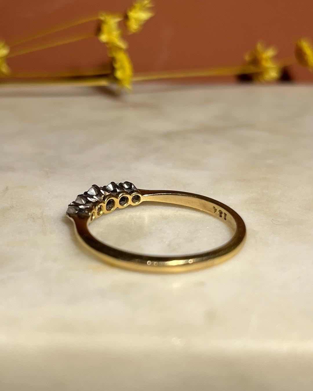 Bague Vintage Diamants "Garance" - Elliade Paris