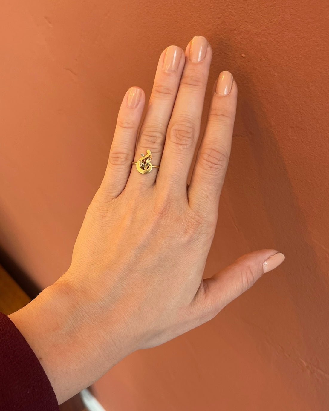 Bague vintage diamants & Or "Tida" - Elliade Paris