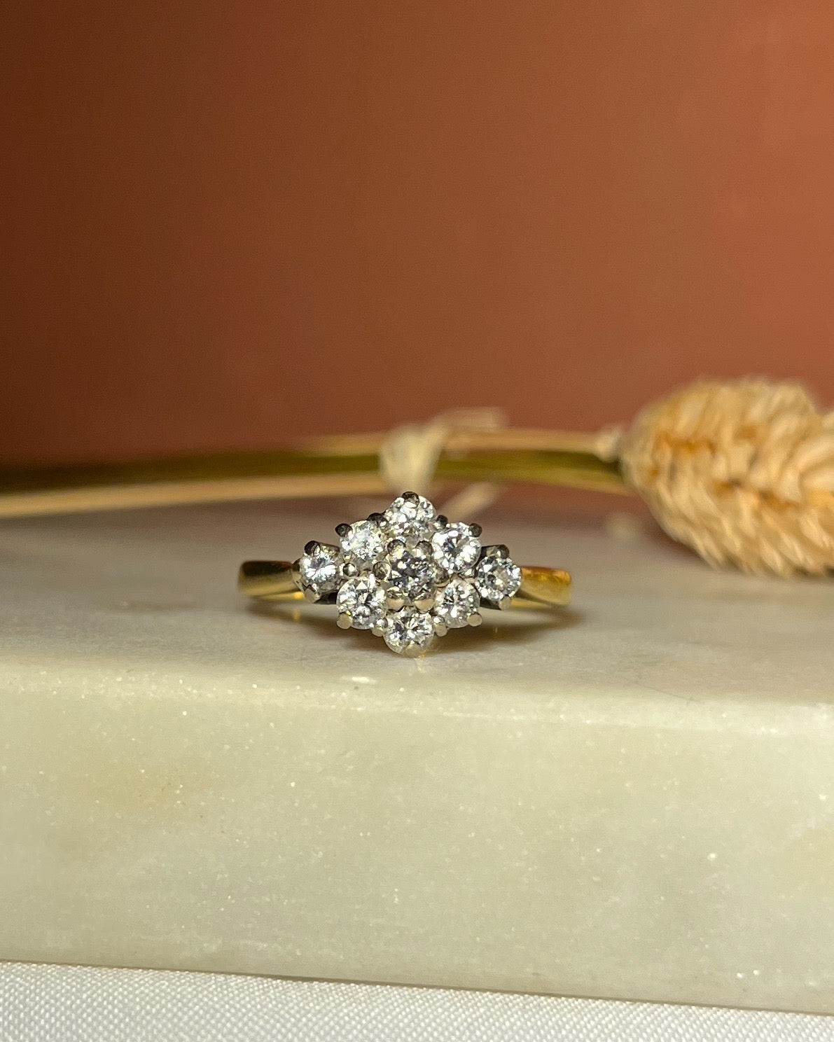 Bague Vintage Diamants "Orianne" - Elliade Paris
