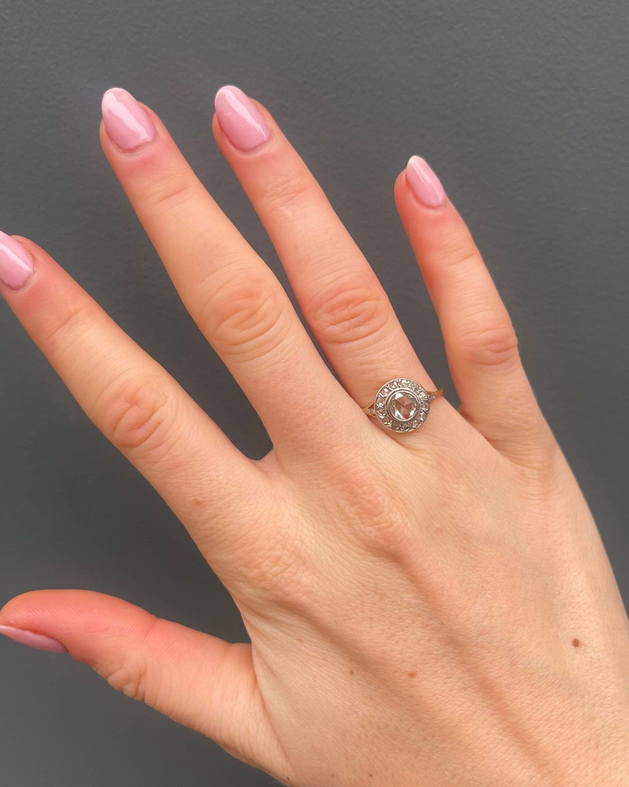 Bague Art-Déco Diamants 0.61 carat "Timéa" - Elliade Paris