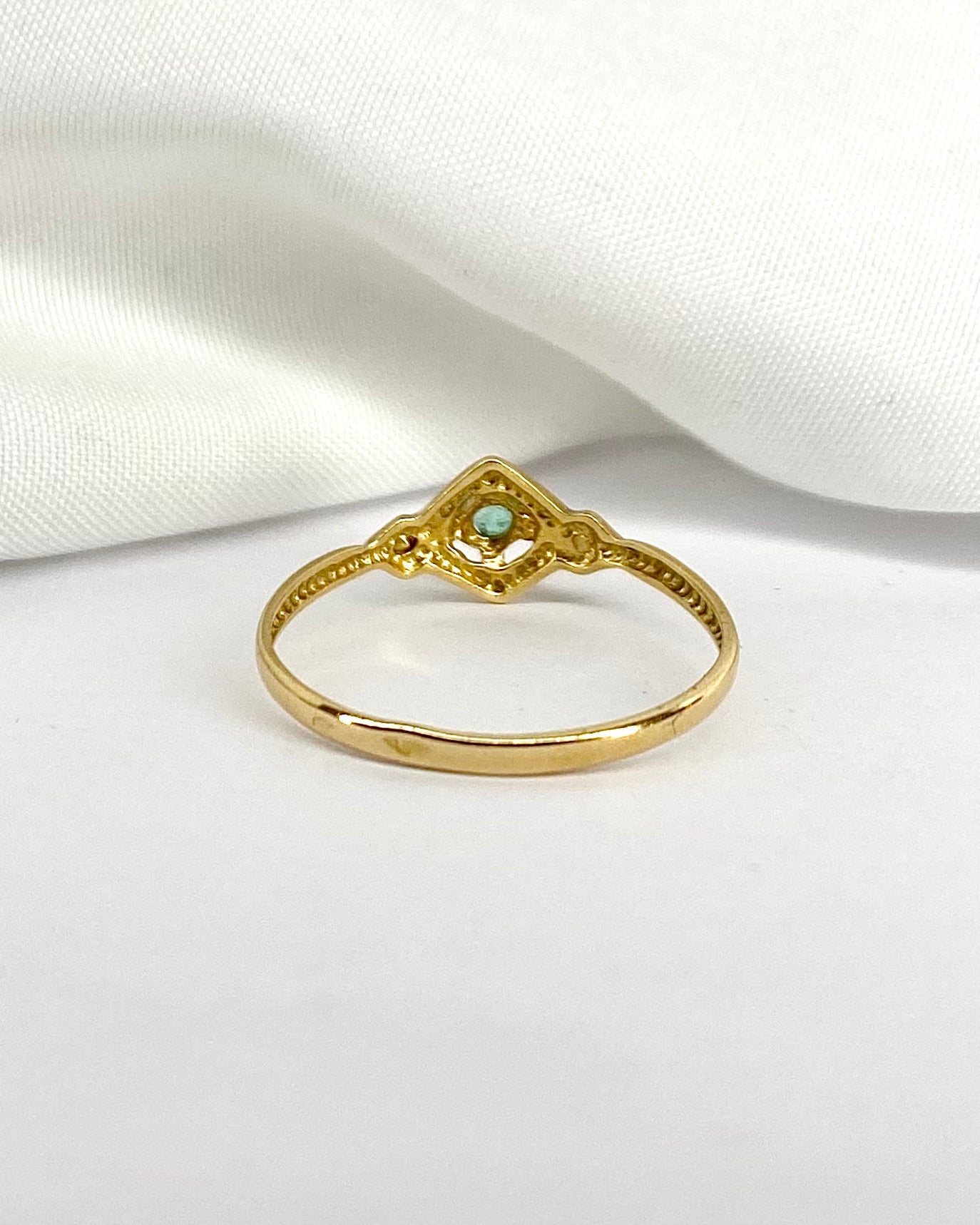 Bague Vintage Émeraude "Arabella" - Elliade Paris