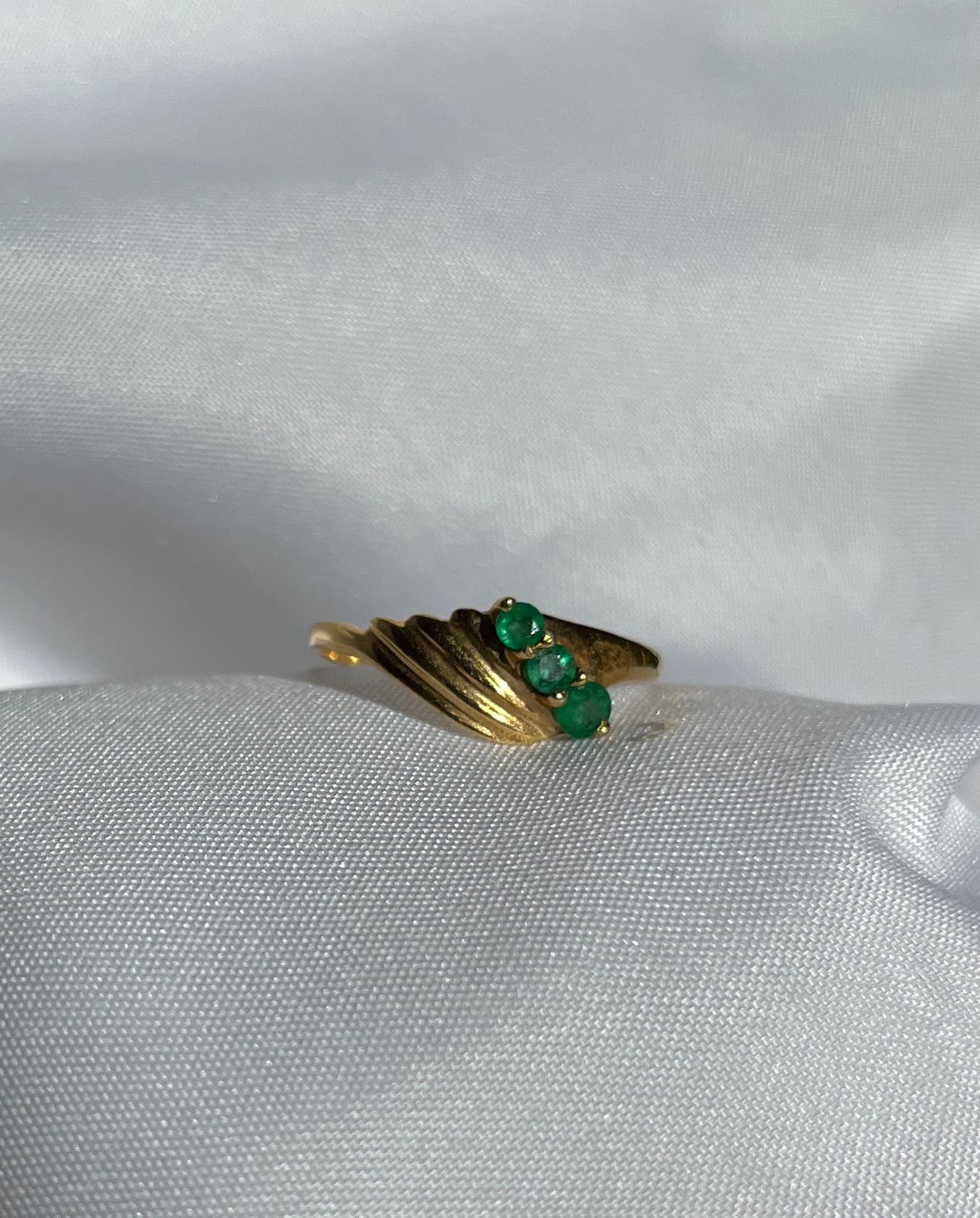 Bague vintage émeraudes "Lila" - Elliade Paris
