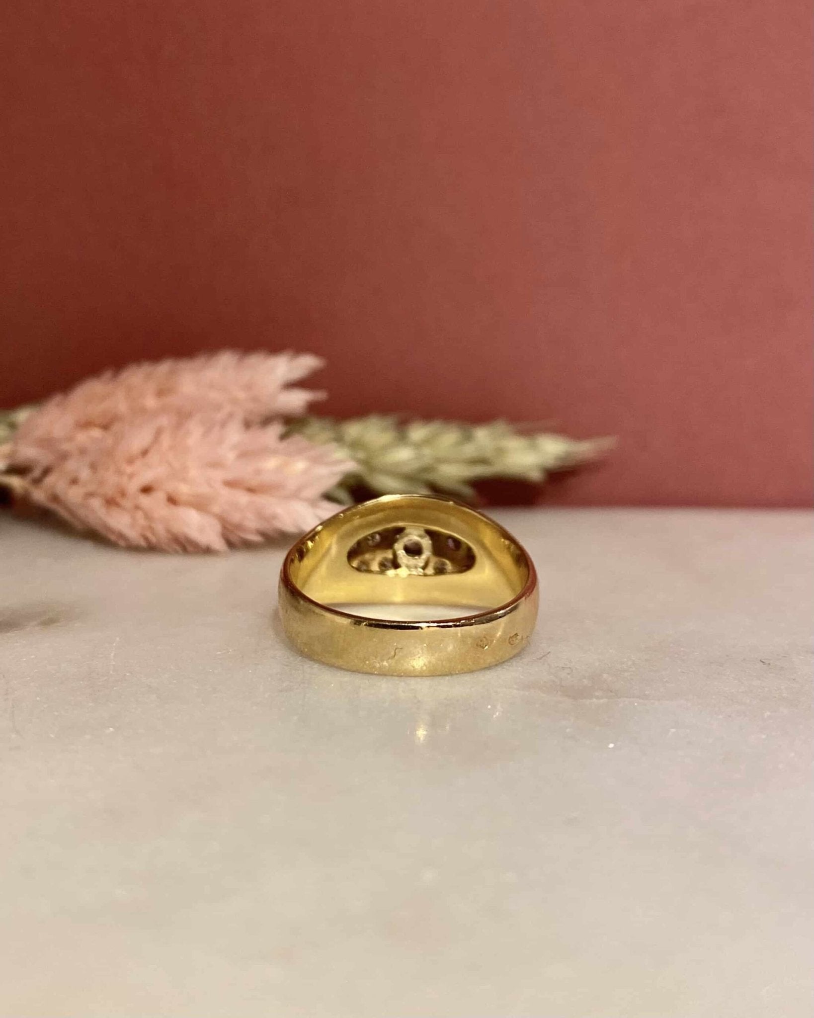 Bague Vintage Jonc 21 Diamants "Cassey" - Elliade Paris