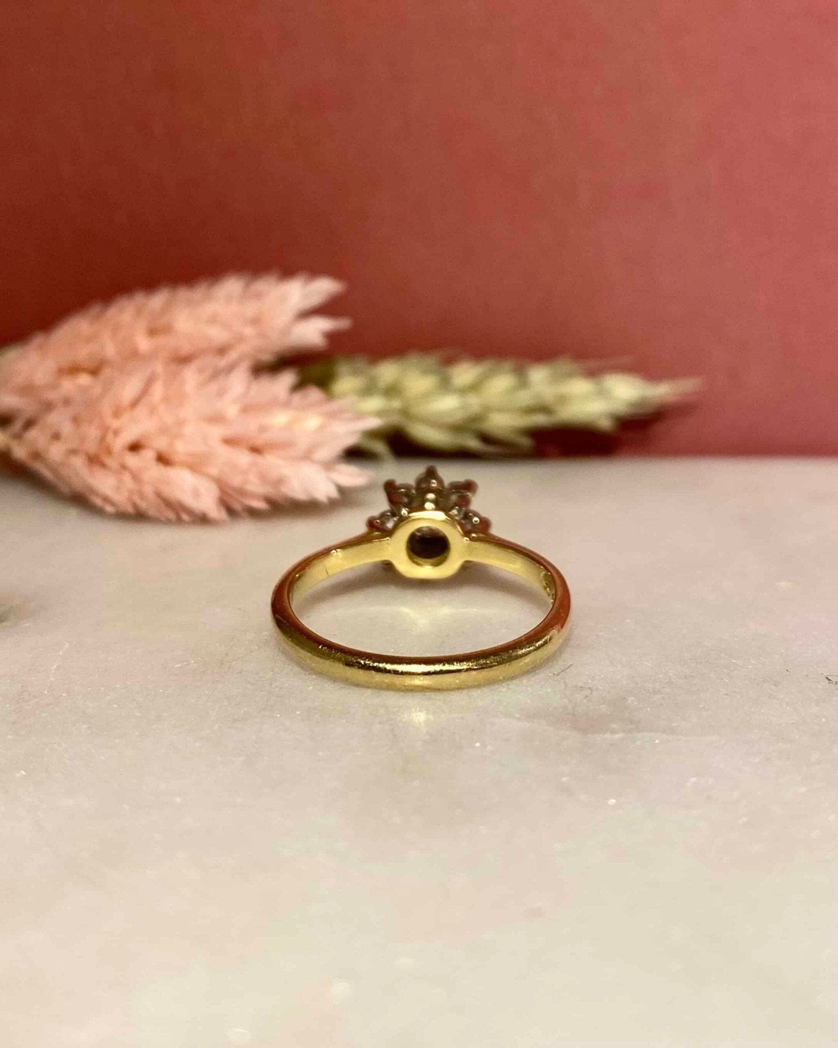 Bague Vintage Marguerite 9 Diamants "Anneha" - Elliade Paris