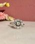 Bague Vintage Marguerite Diamants 1 carat "Caly" - Elliade Paris