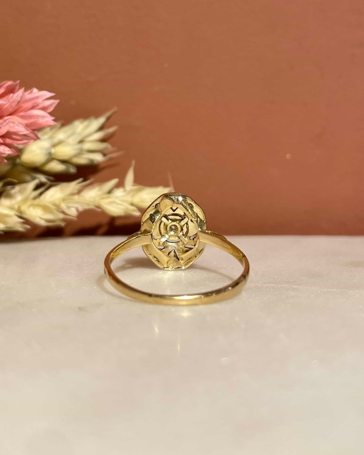 Bague Vintage Art-Déco Diamants "Javina"
